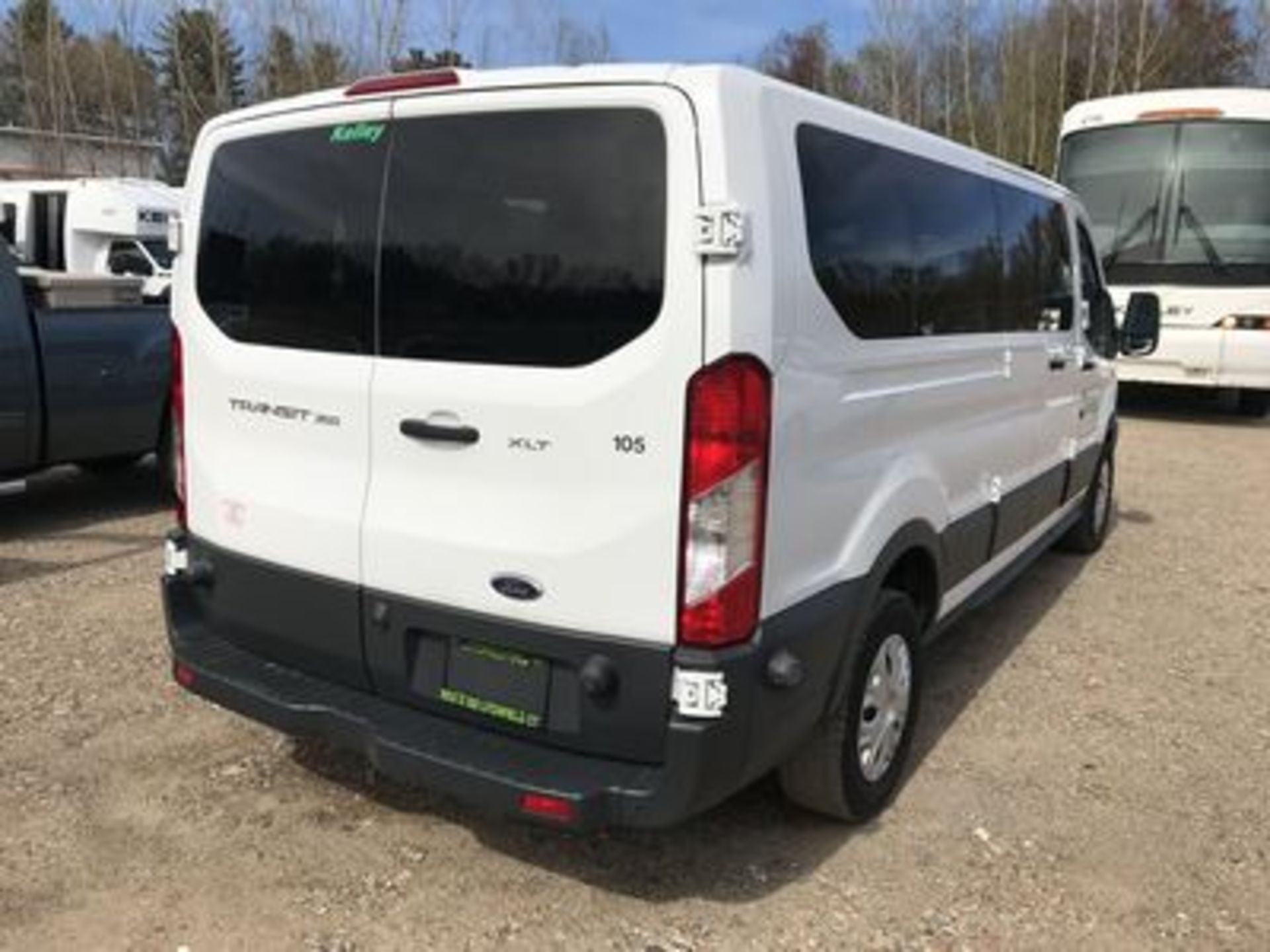 2015 FORD TRANSIT 350 XLT, 11-PASSENGER, FORD 3.7 LITER GAS ENG., AT, AC, FULL POWER, VIN # - Image 3 of 4