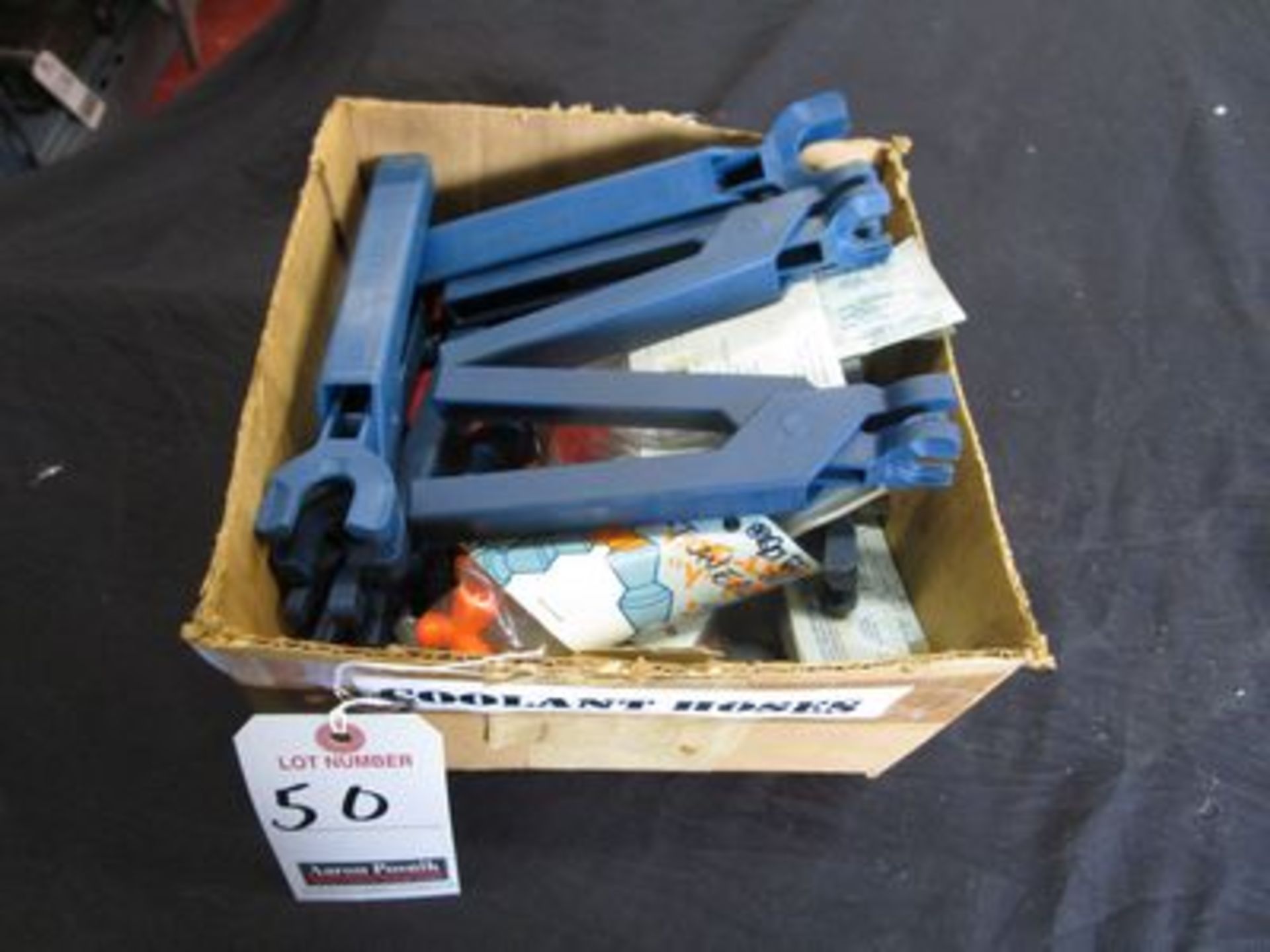 LOT OF ASS'T PLASTIC SOCKET HANDLES & COOLANT NOZZLES