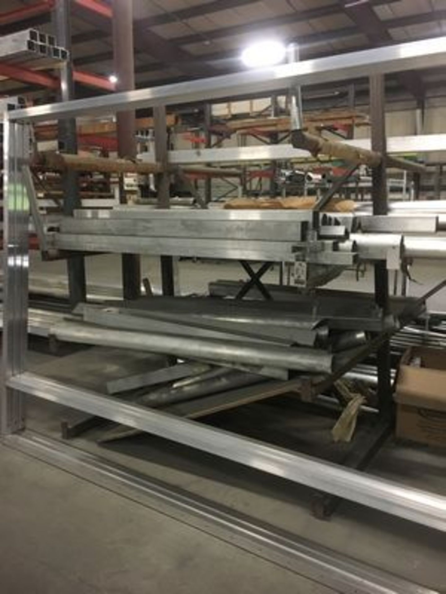 7' STEEL TWIN SIDED CANTILEVER RACK