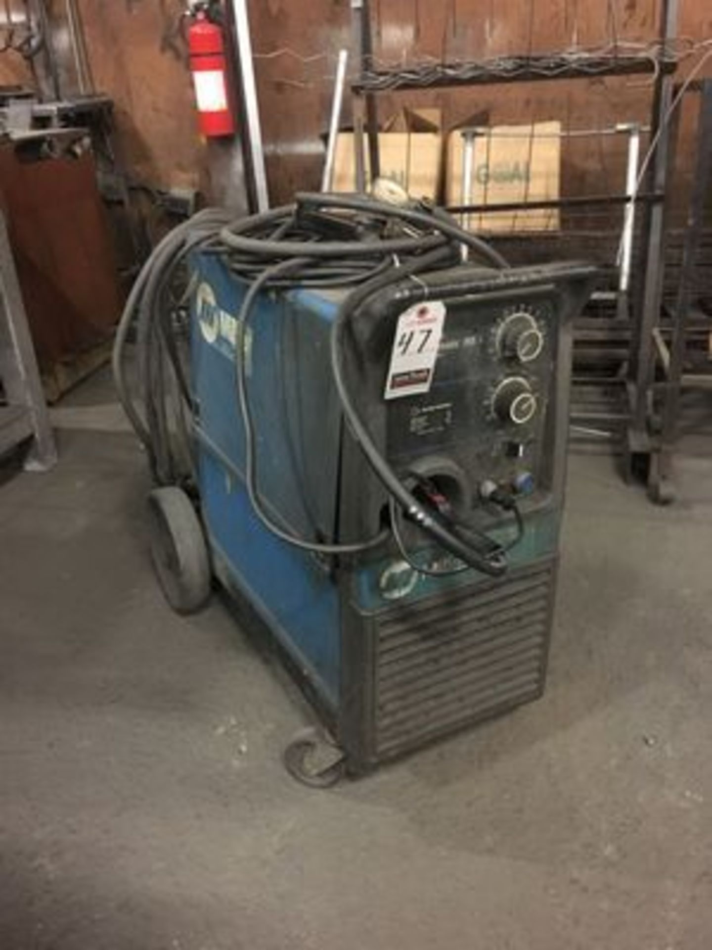 MILLER MILLERMATIC 250 PORT. MIG WELDER, 250 AMPS, 3 PH.