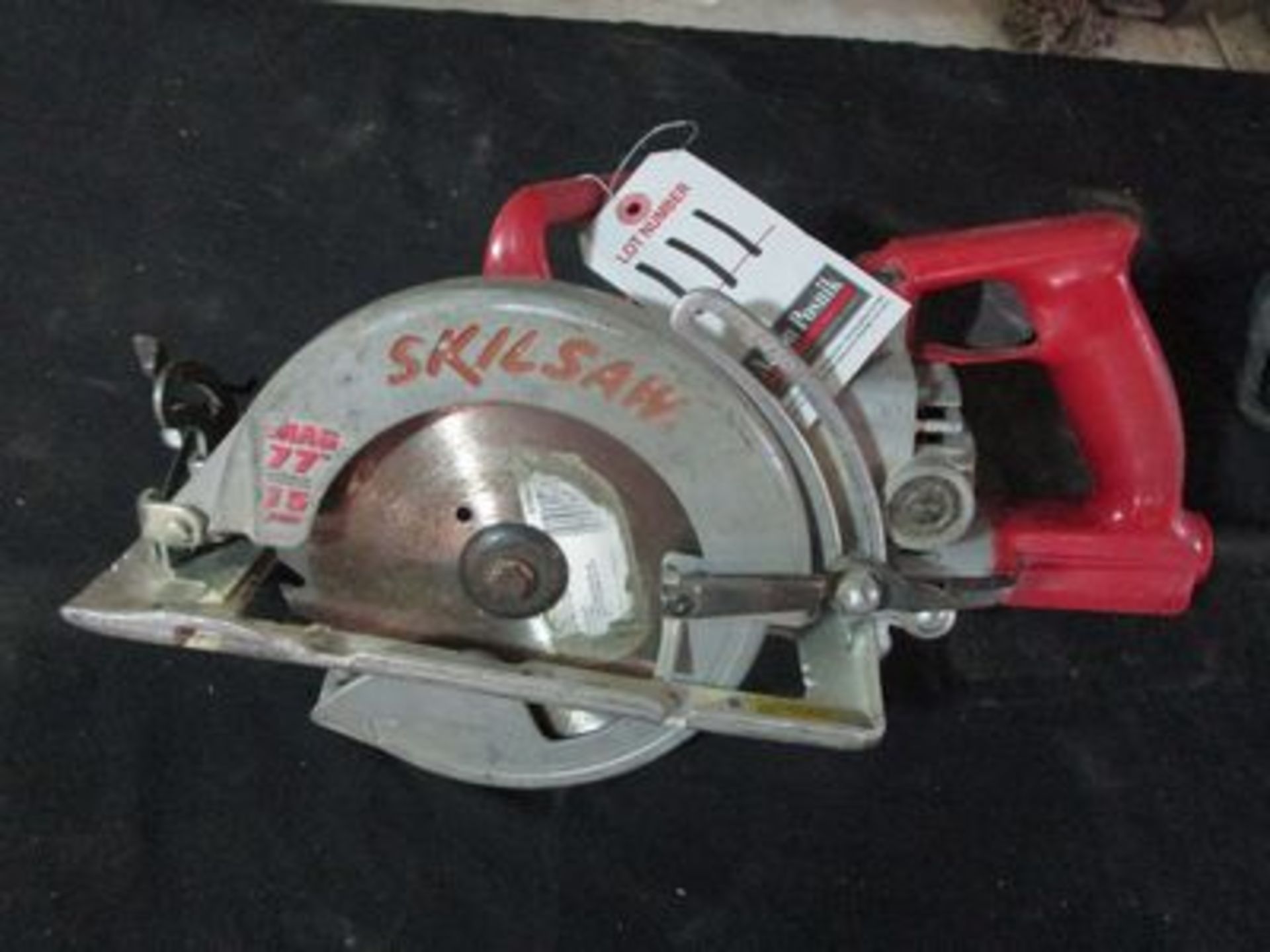 SKILSAW 7 1/4" ELEC. WORM DRIVE SAW, M/N SHD77M