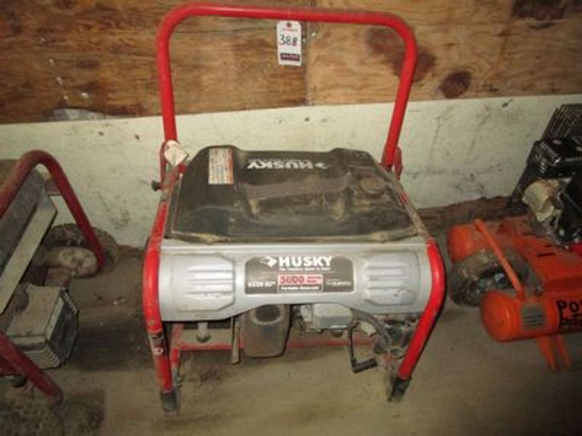 HUSKY PORT. GAS GENERATOR, 5,000 WATTS