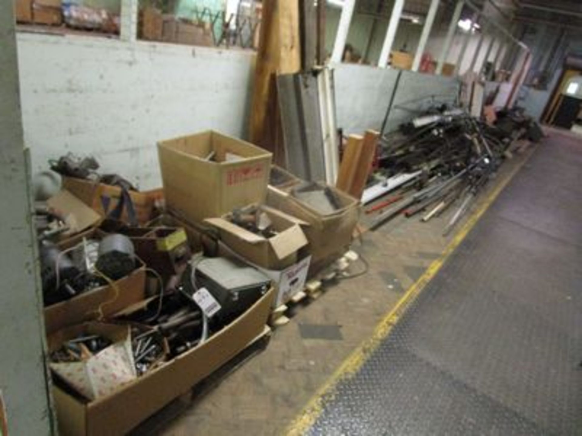 LOT OF ASS'T FEEDER CREELS, MOTORS & ELECTRICAL BOXES