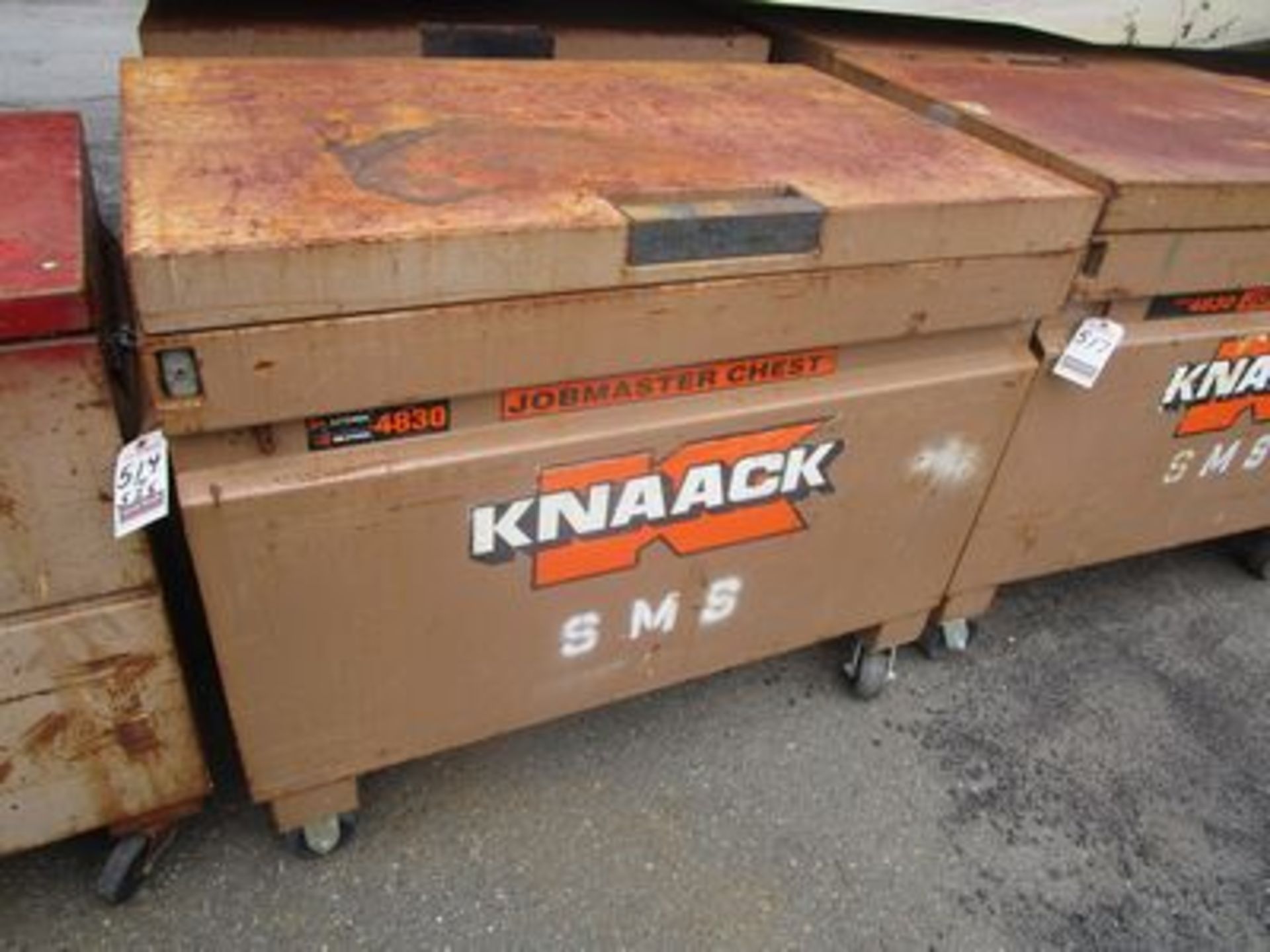 KNAACK 4' PORT. GANG BOX, M/N 4830 JOBMASTER CHEST