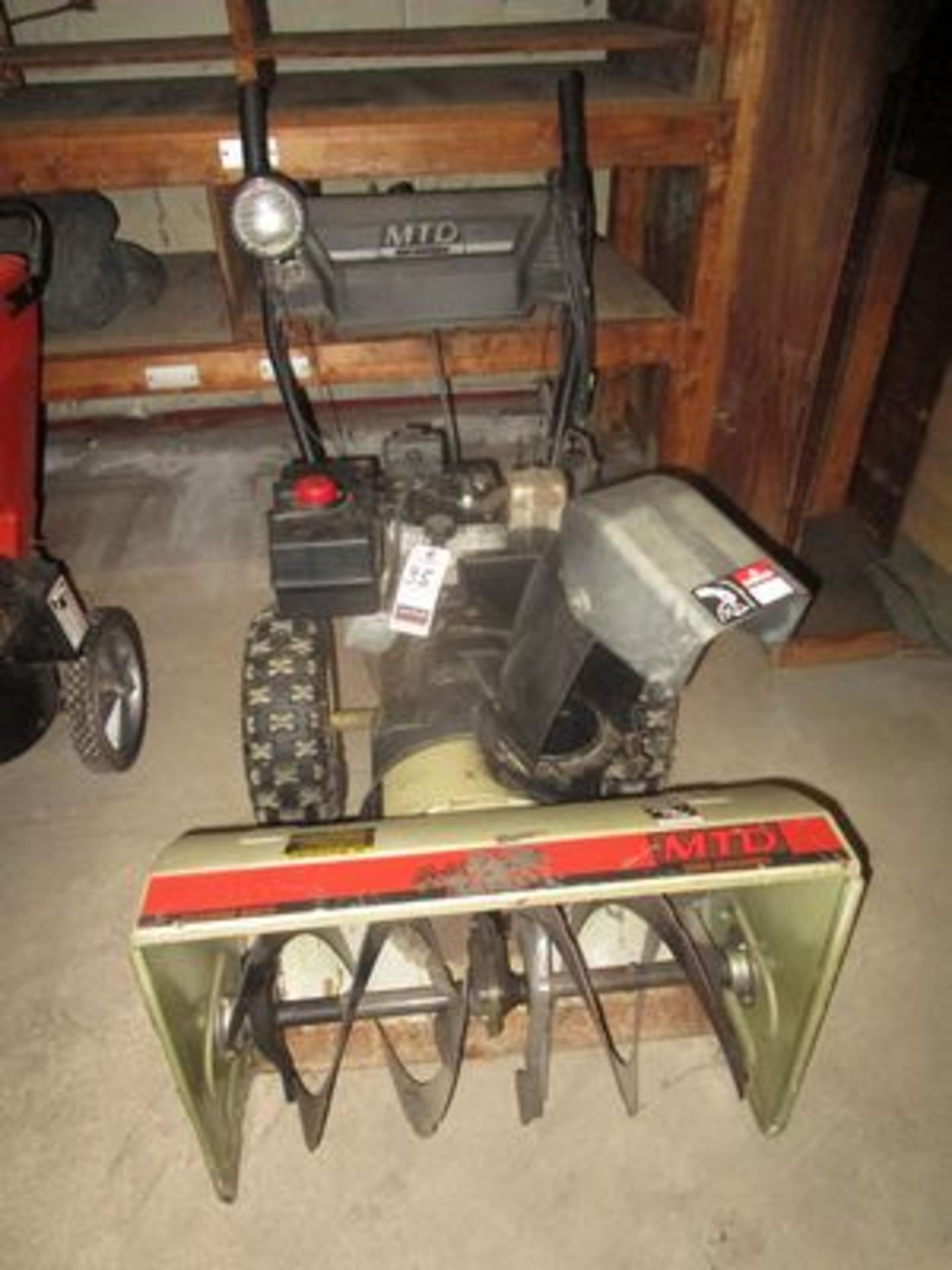 M&D 26" WALK-BEHIND GAS SNOW THROWER, 8 H.P.