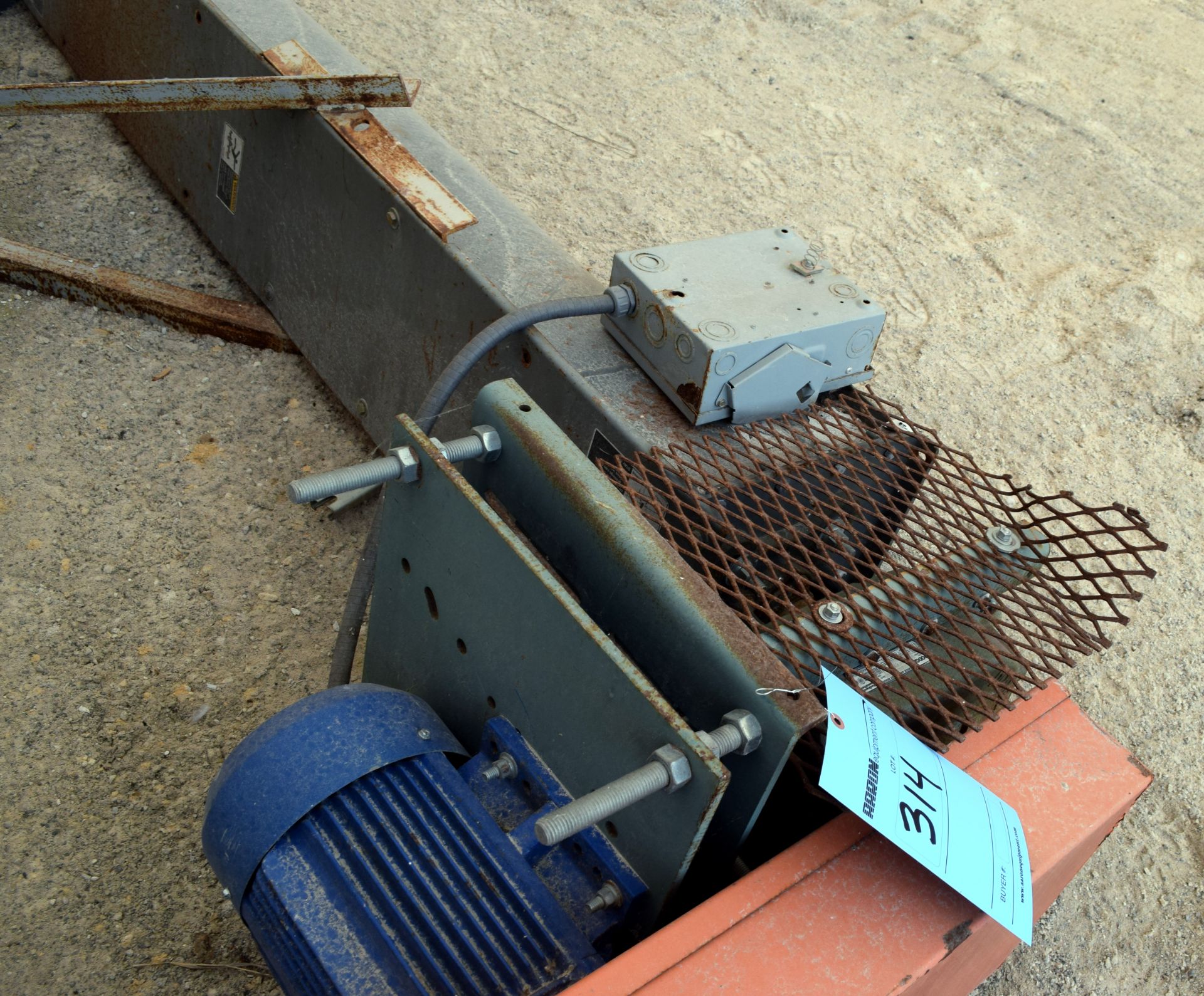 Lot Of (2) Carbon Steel Screw Conveyors - Image 3 of 7