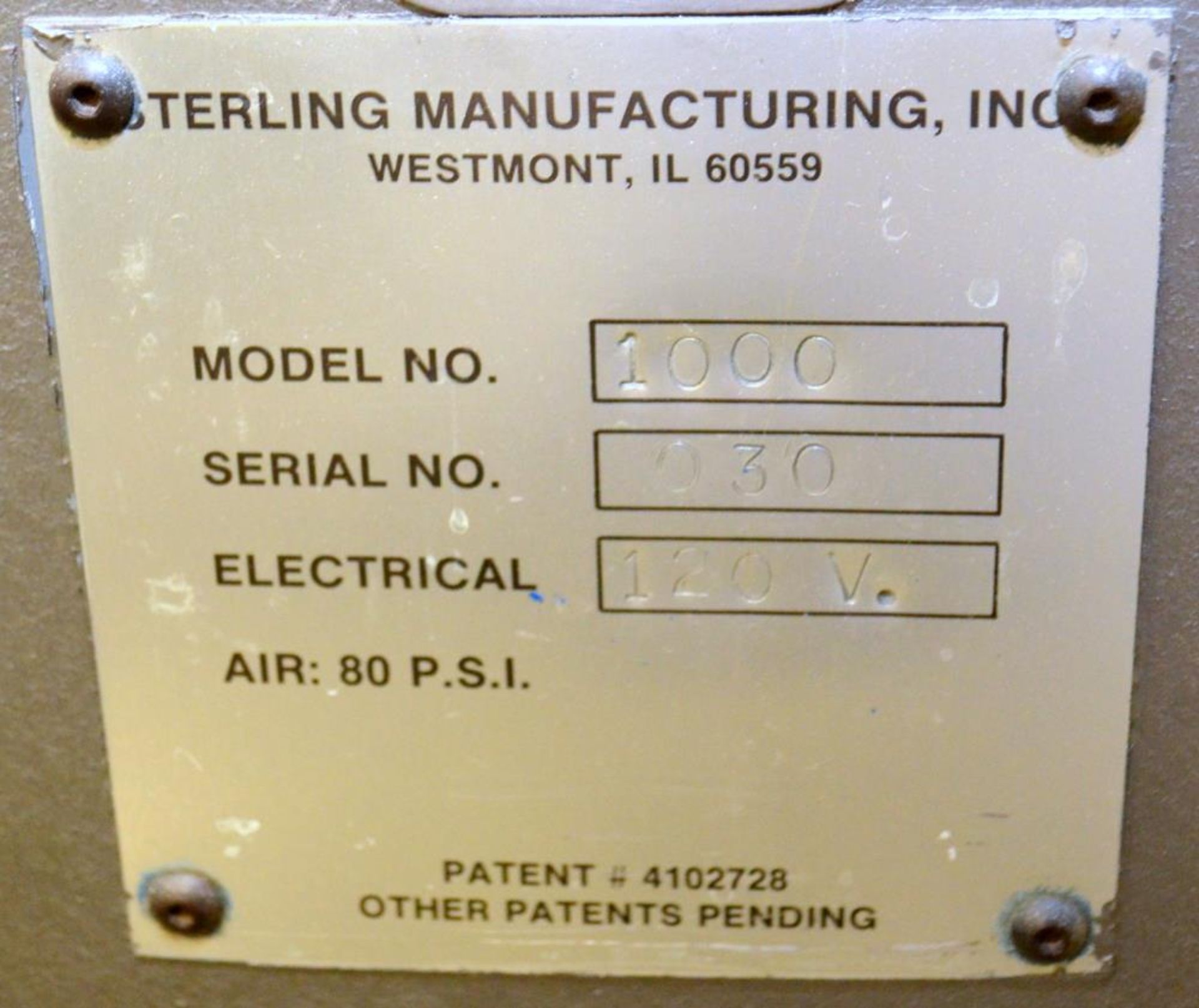 Sterling Manufacturing Stretch Sleever - Image 9 of 9