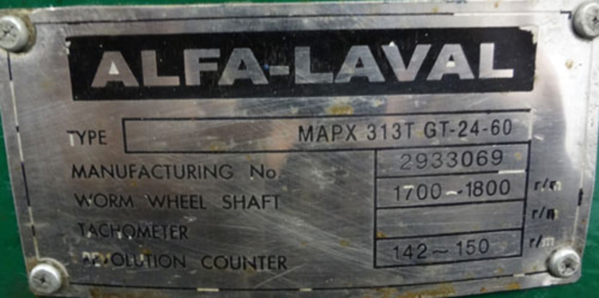 Alfa-Laval MAPX-313-TGT-24-60 Desludger Disc Centrifuge - Bild 16 aus 16