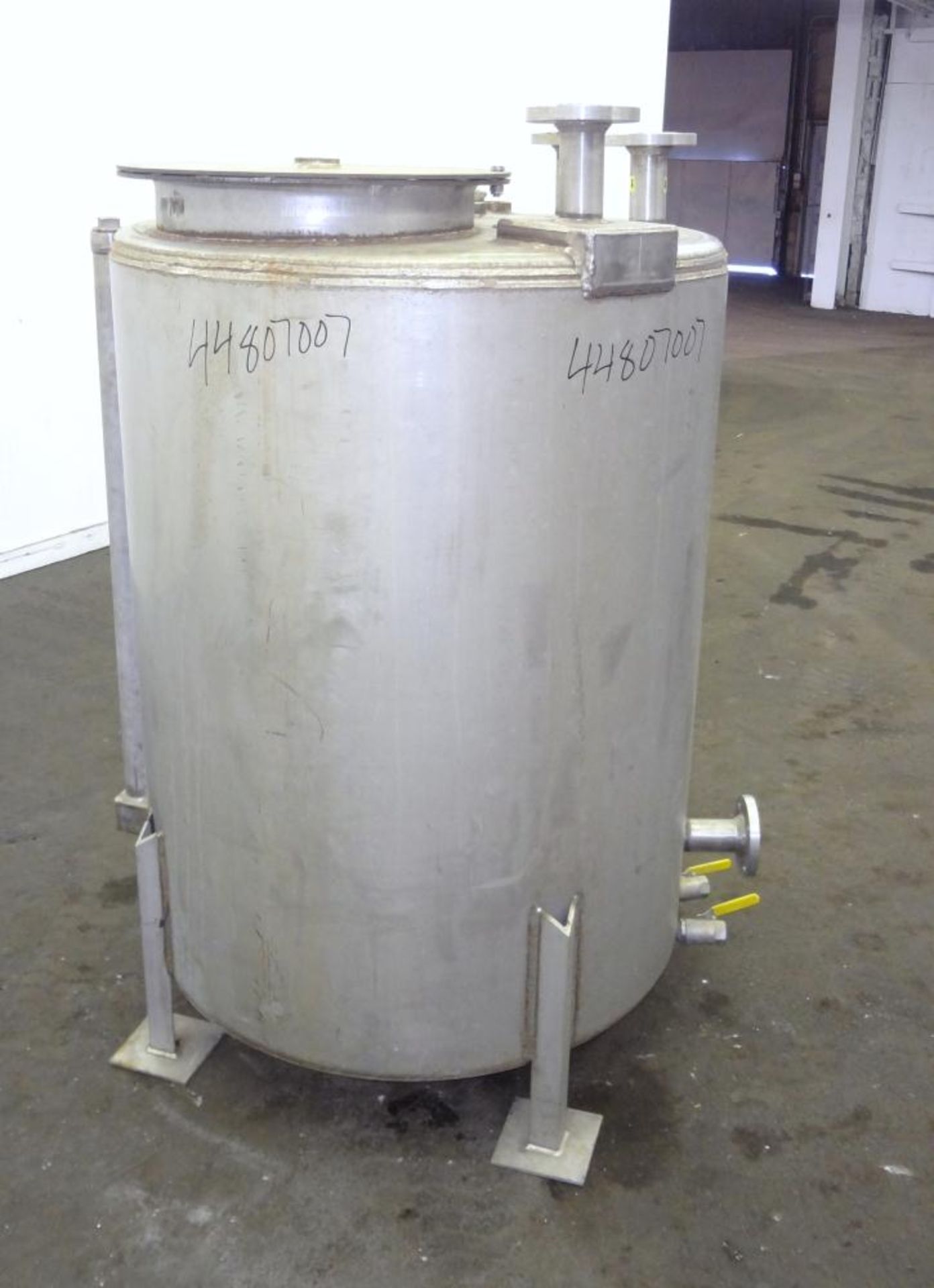 Kettle, 225 Gallon, 316 Stainless Steel, Vertical. Approximately 38" diameter x 49" straight side, - Image 5 of 9