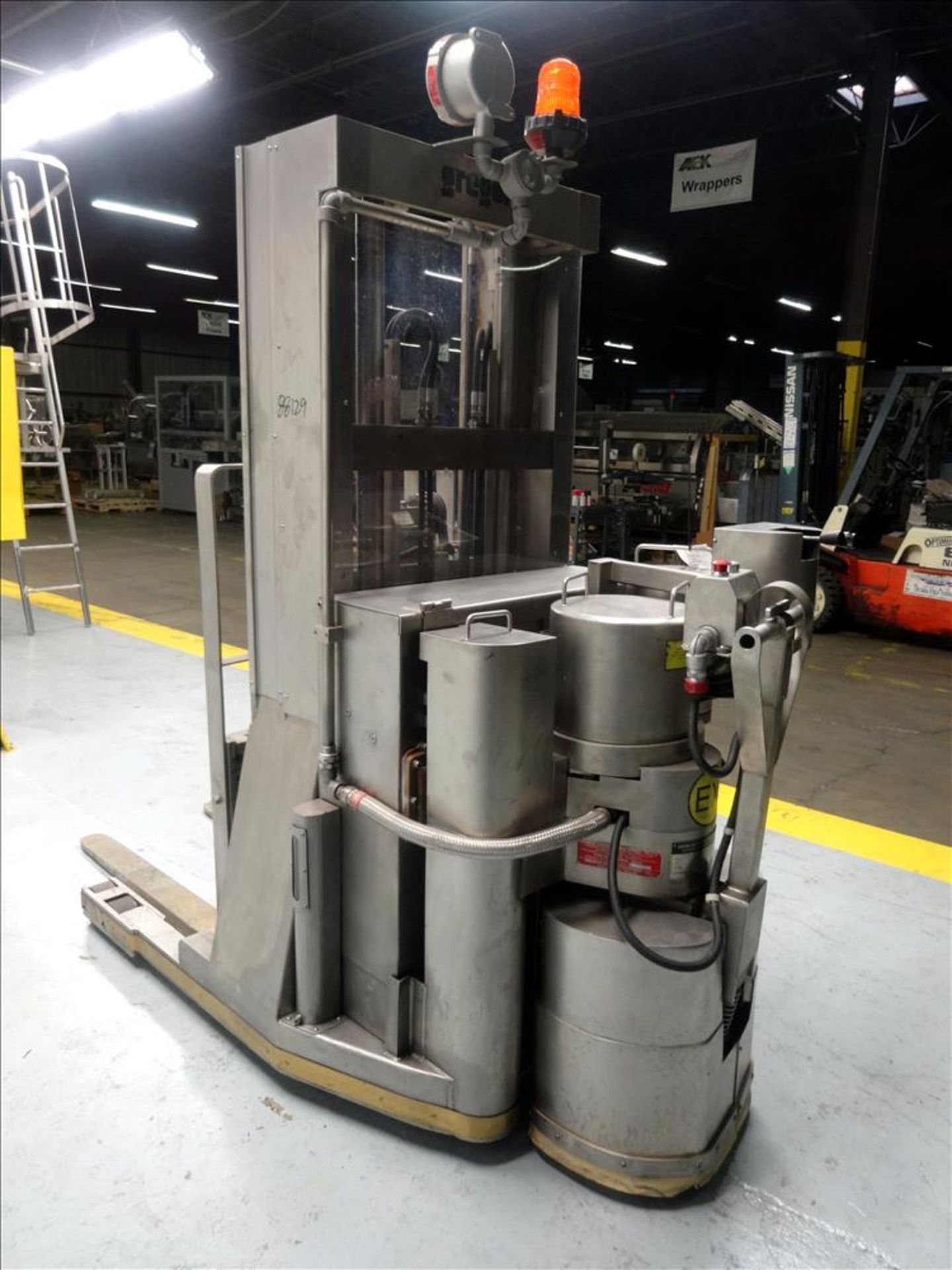 Stainless Steel Walk Behind Fork Lift