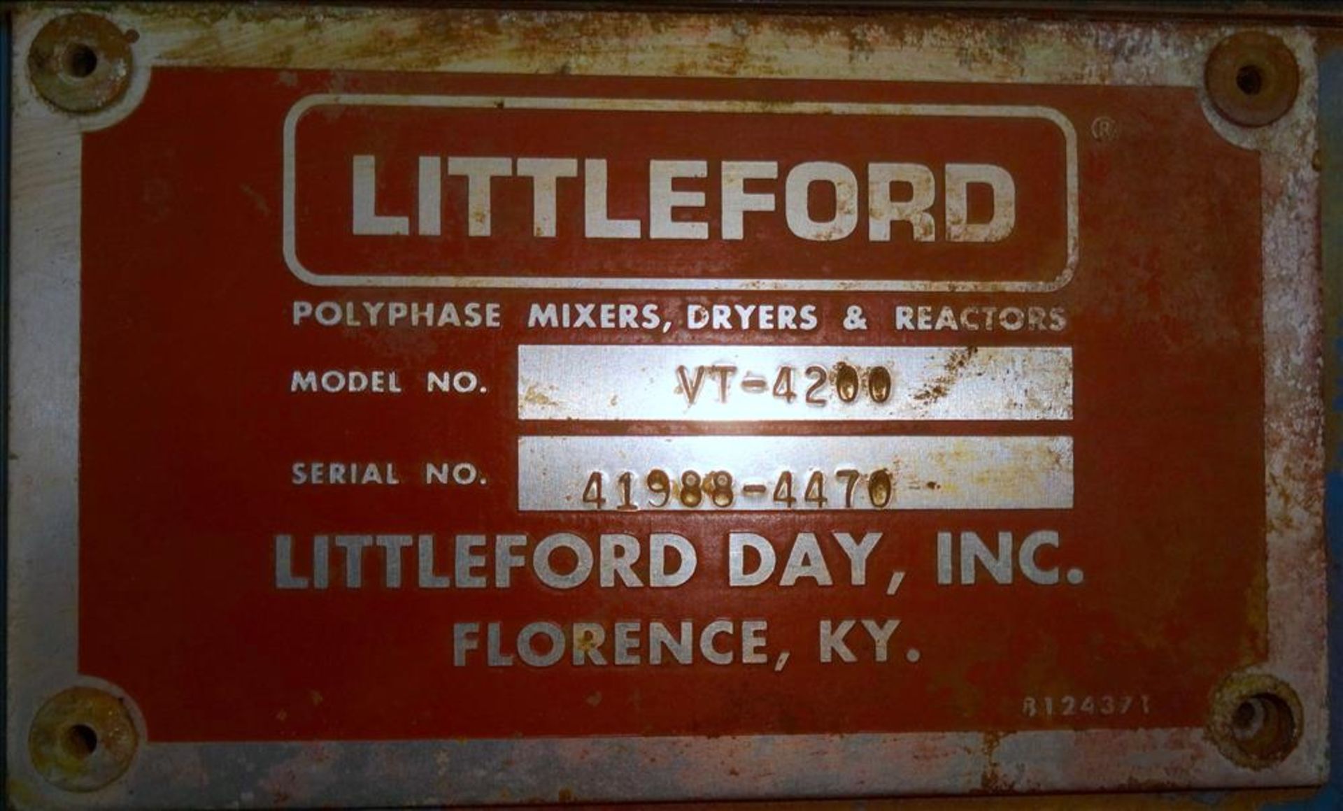 Littleford VT Batch Type Ploughshare Vacuum Dryer - Image 31 of 34