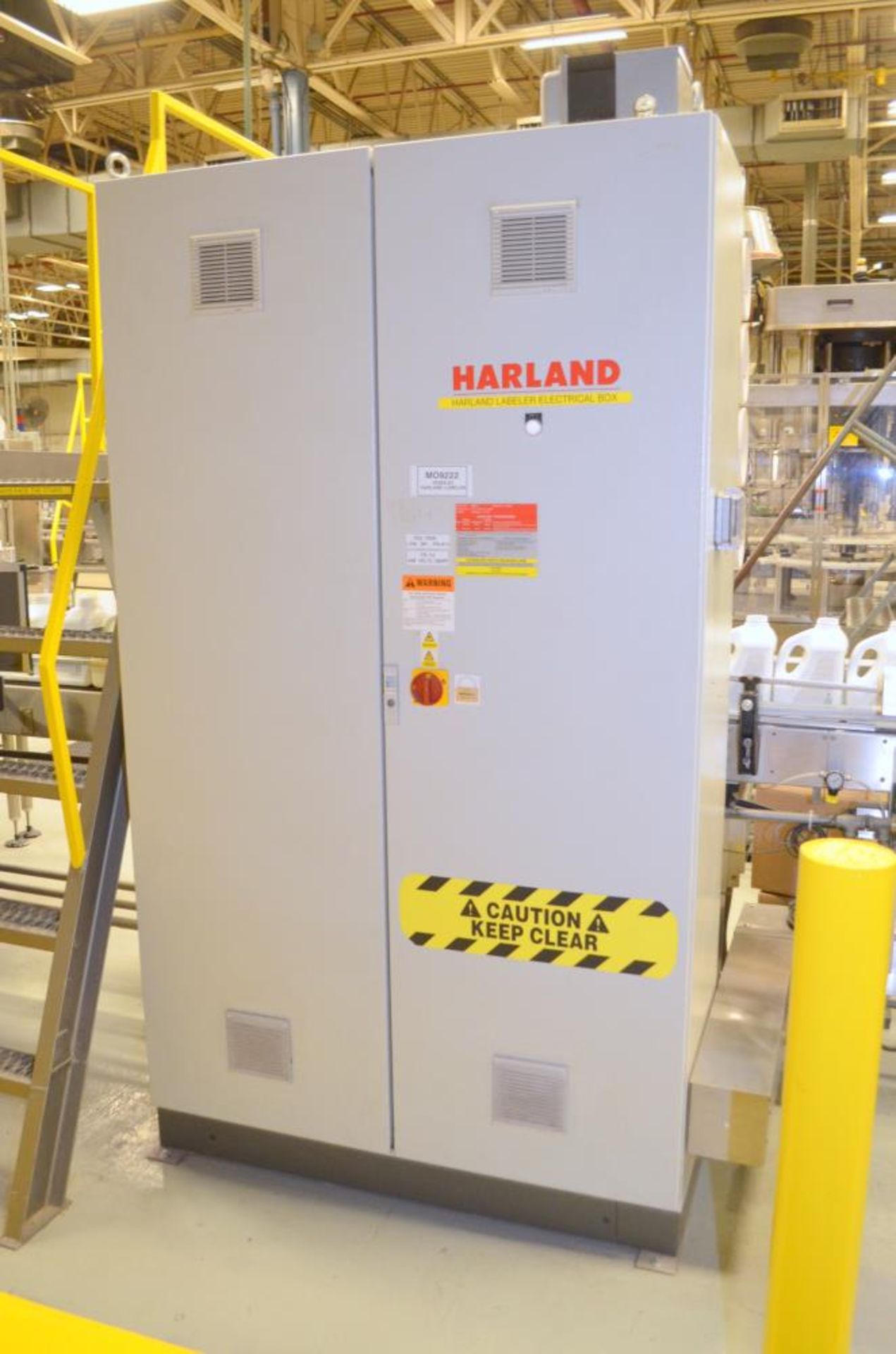 Harland Model Mercury Inline High Speed Front and Back Pressure Sensitive Labeler - Bild 17 aus 22