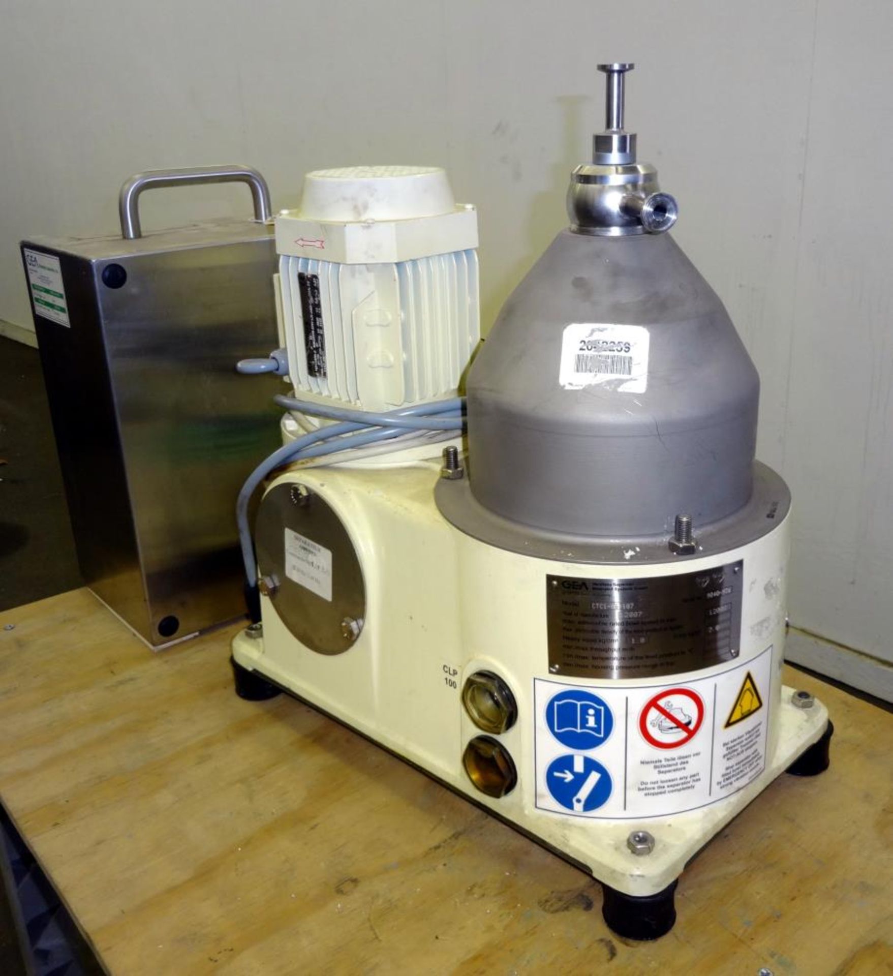 GEA Westfalia CTC-1-06-107 Solid Bowl Disc Centrifuge - Image 2 of 18