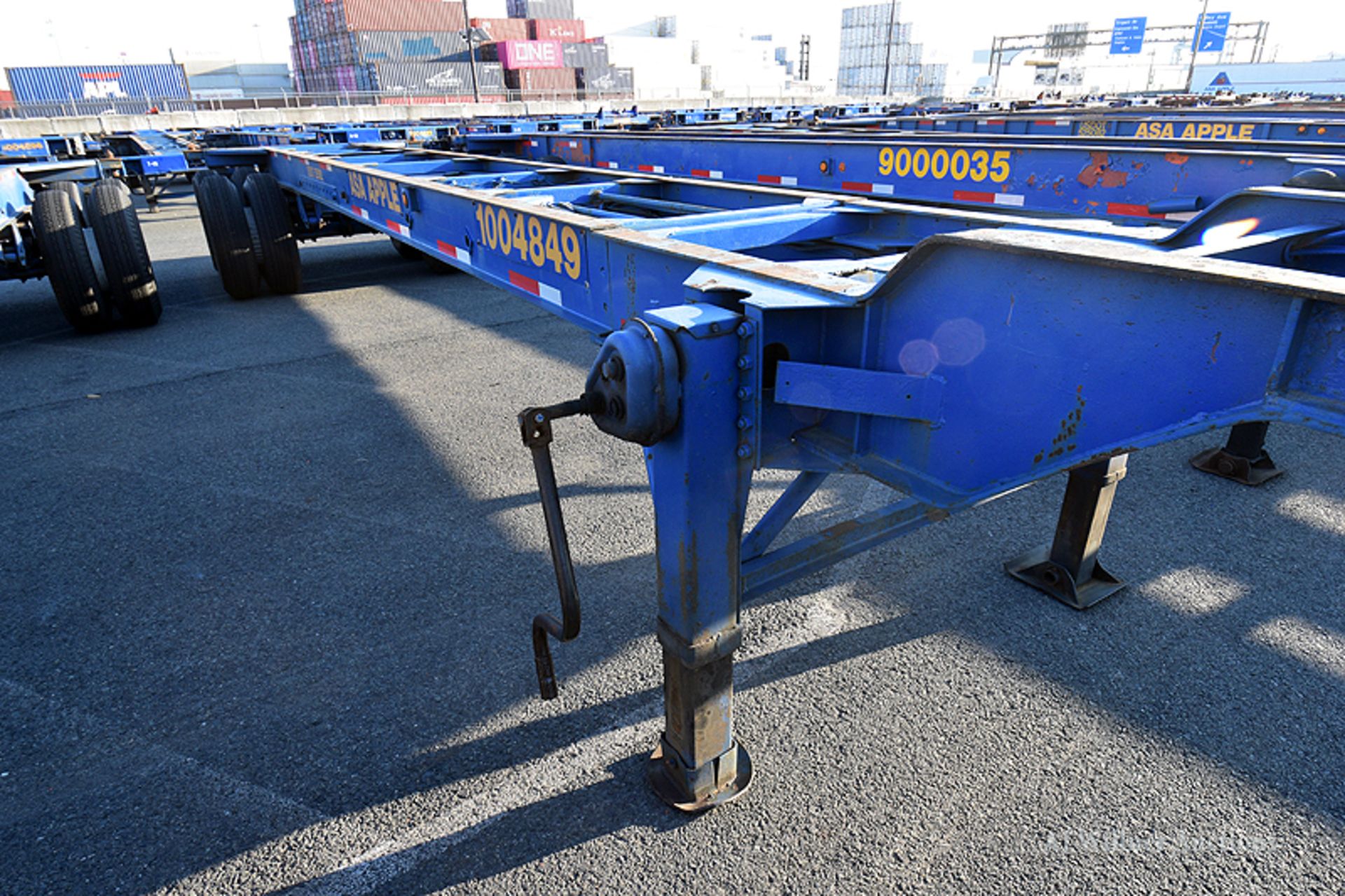 1995 Monon 40' to 48'-0 gooseneck slider container chassis VIN 1NNC04824SM246640 (Unit #1004849) - Image 2 of 4