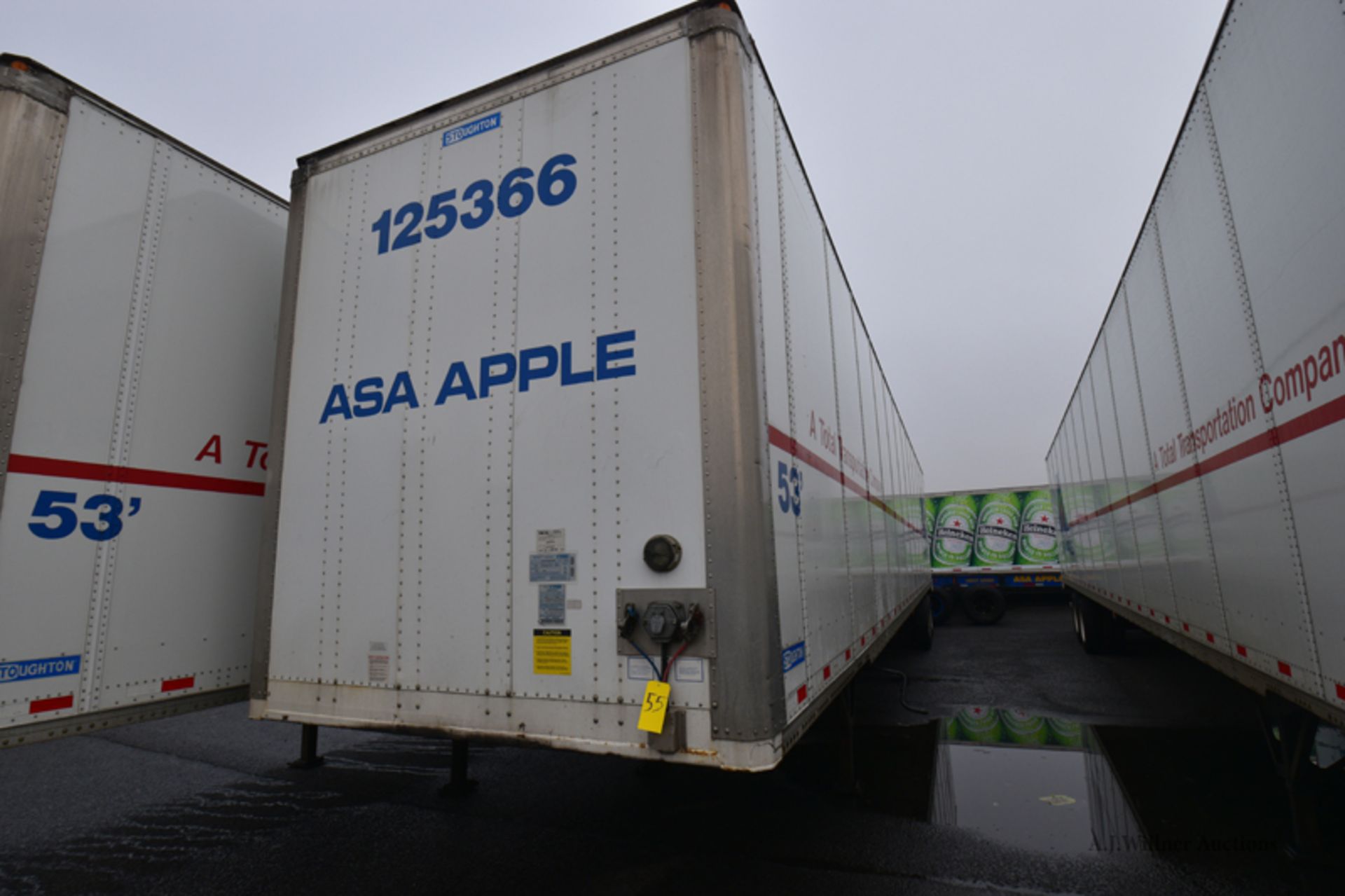 2014 Stoughton 53'-0 tandem axle van trailer, 13'-6' high VIN 1DW1A532XEB446030 (Unit #125366)