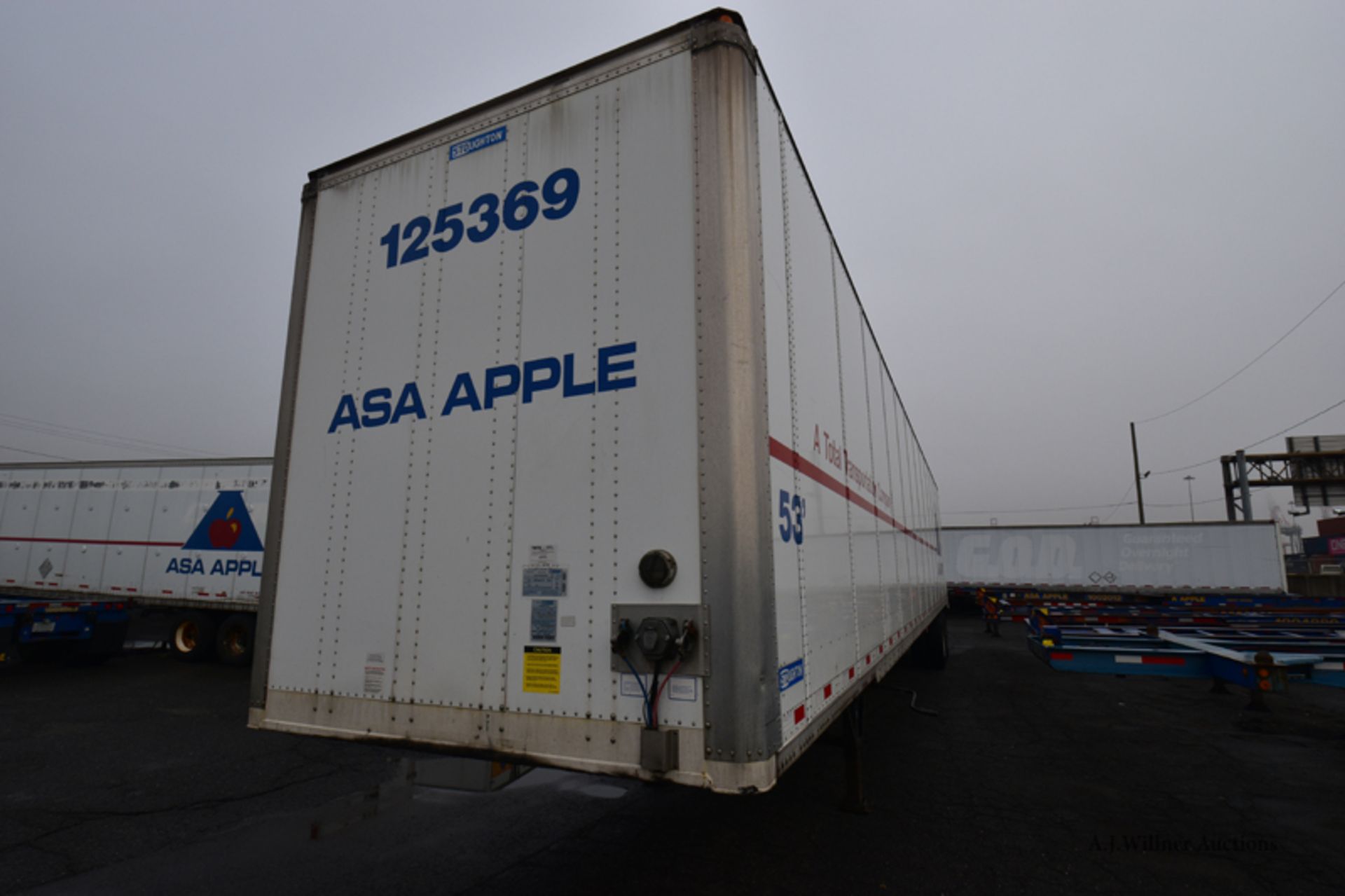 2014 Stoughton 53'-0 tandem axle van trailer, 13'-6' high VIN 1DW1A532XEB446030 (Unit #125366) - Image 7 of 12