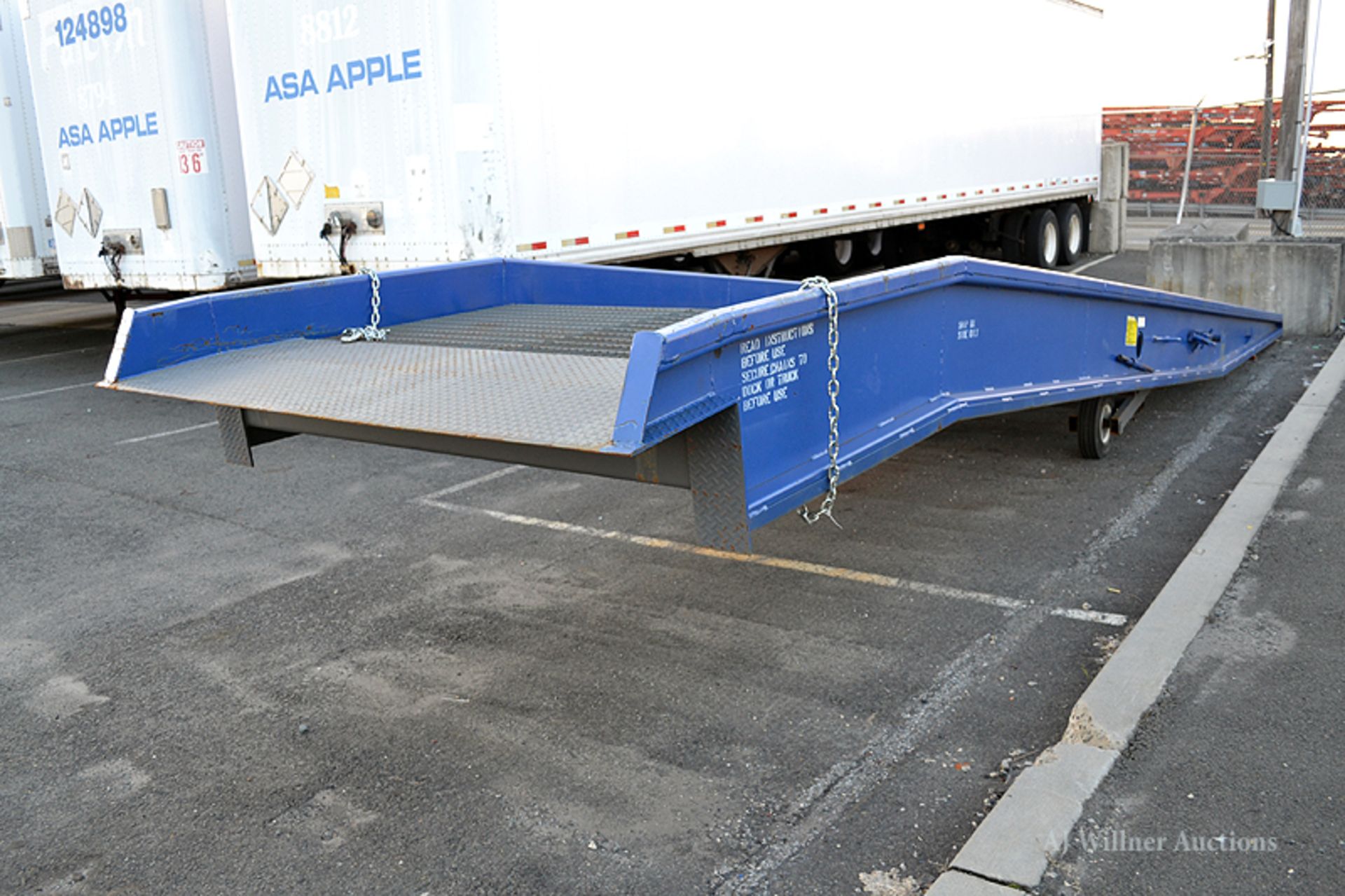 Bluff Manufacturing model 20SYS8436L yard ramp, 84"x36', 20,000 lbs. Capacity - Image 2 of 6