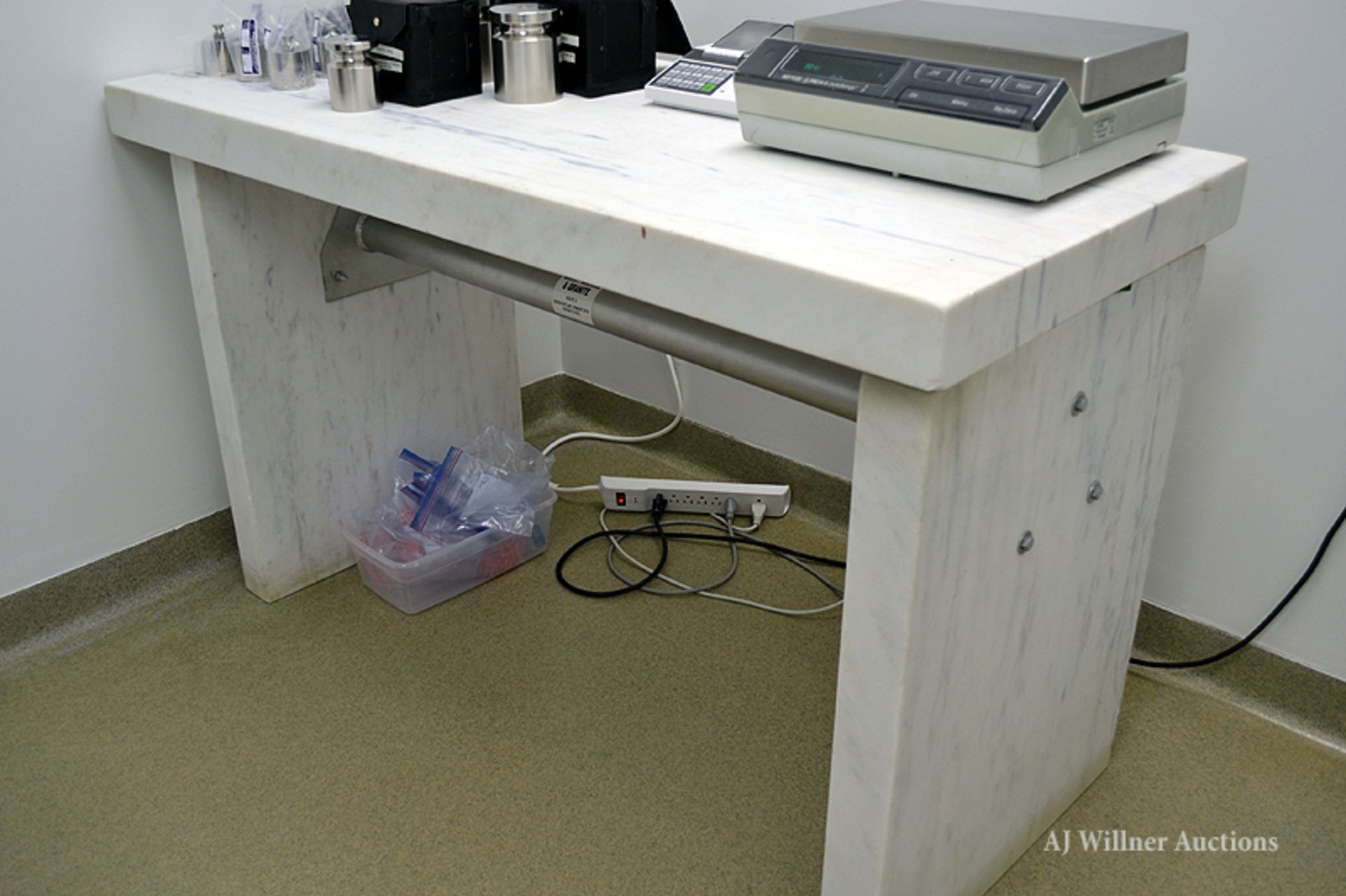 White Granite Calibration Table, 54"x24"