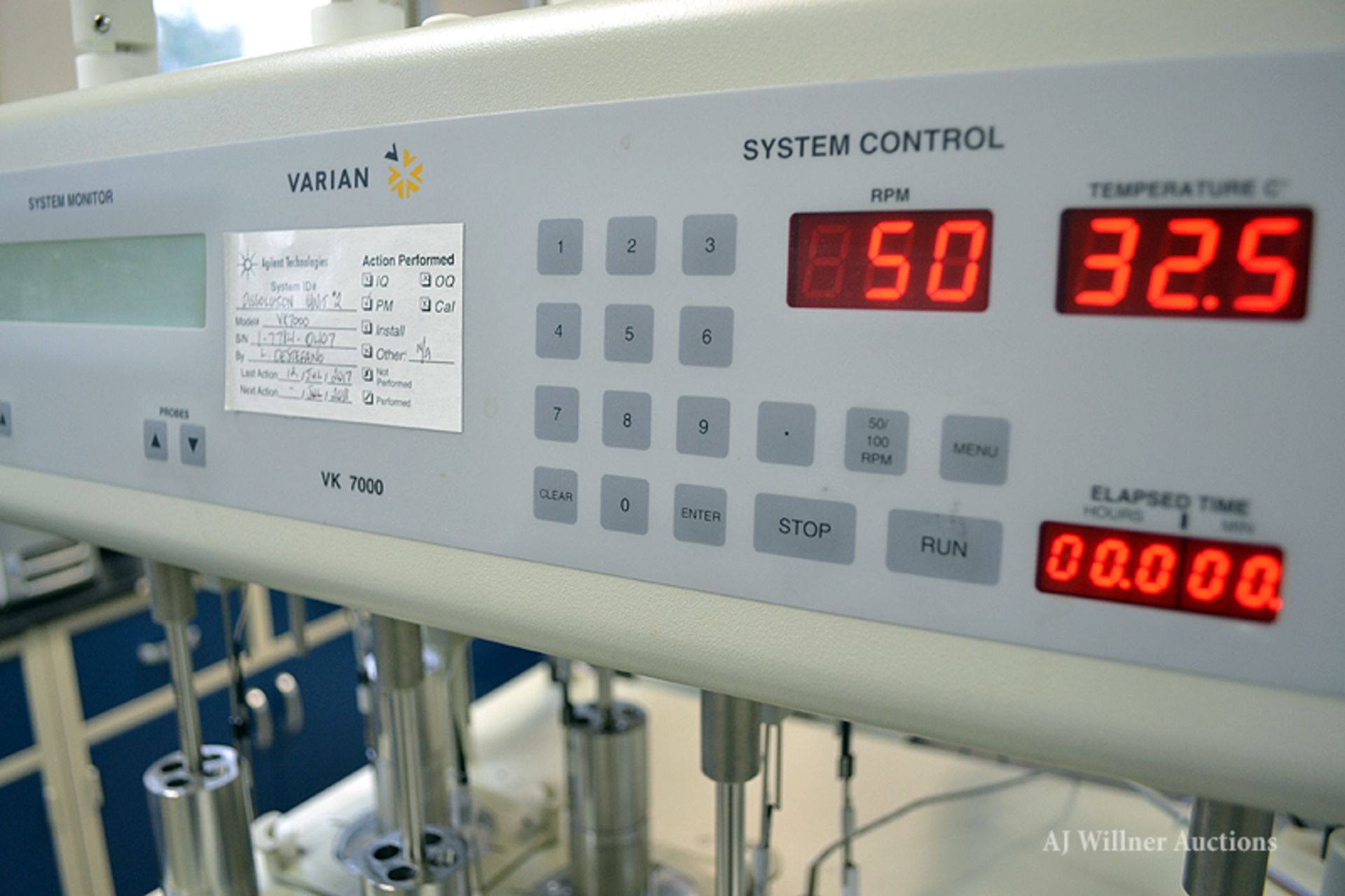 Varian VK 7000 Dissolution Bath System, w/ Heater Circulator, Syringe Pump & Auto Sampler - Image 3 of 6