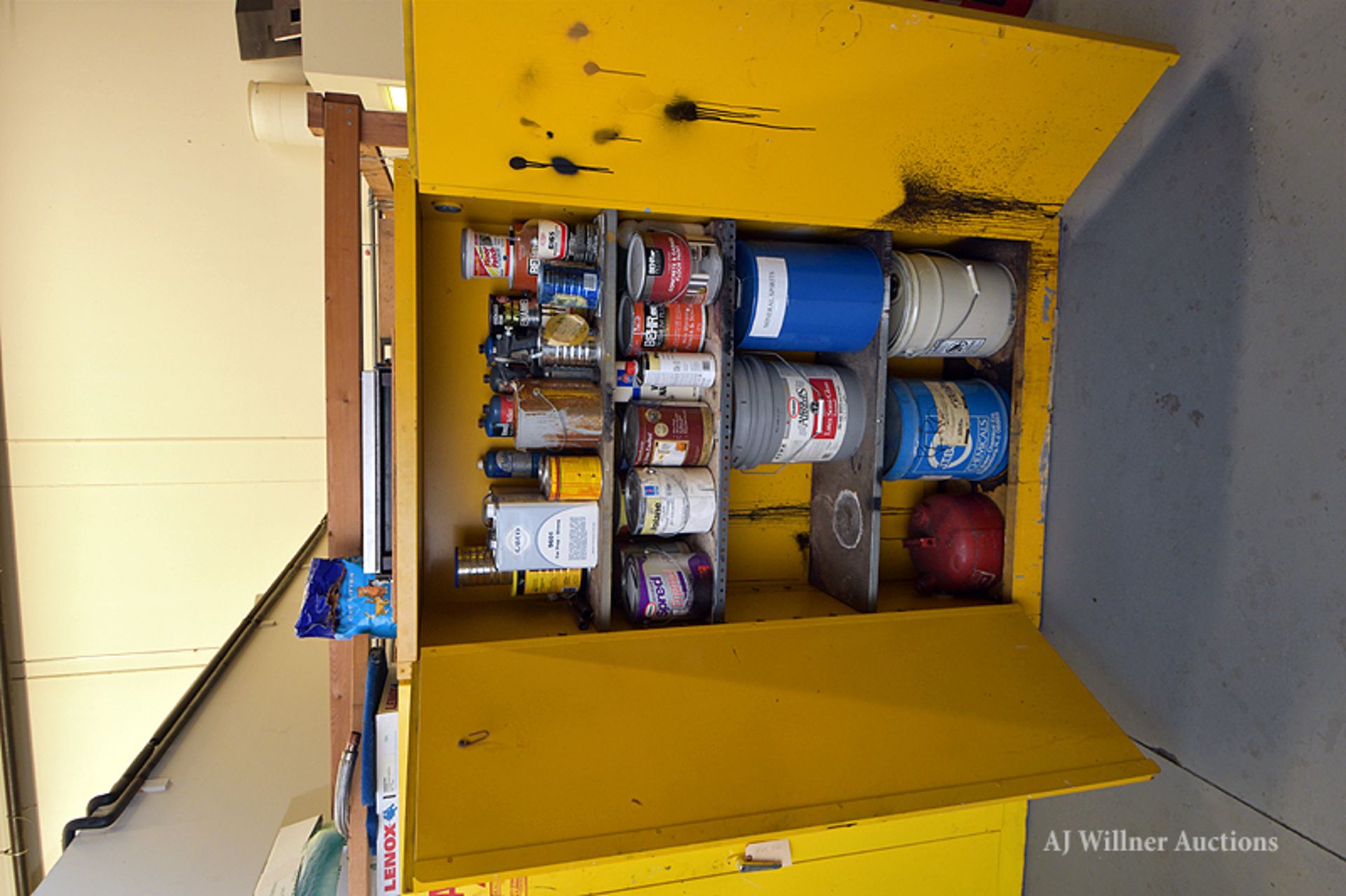 Flammable Cabinet w/Contents 65" x 43" x 18" - Image 2 of 2
