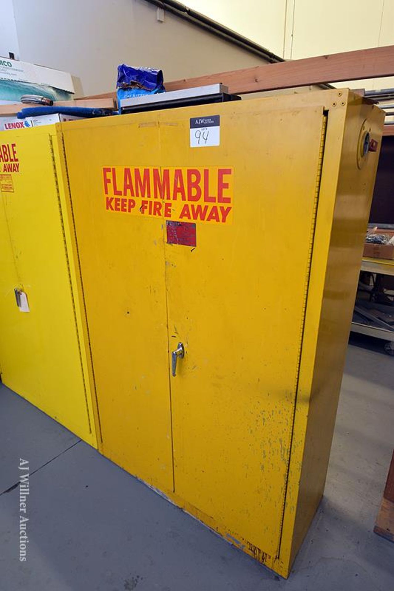 Flammable Cabinet w/Contents 65" x 43" x 18"
