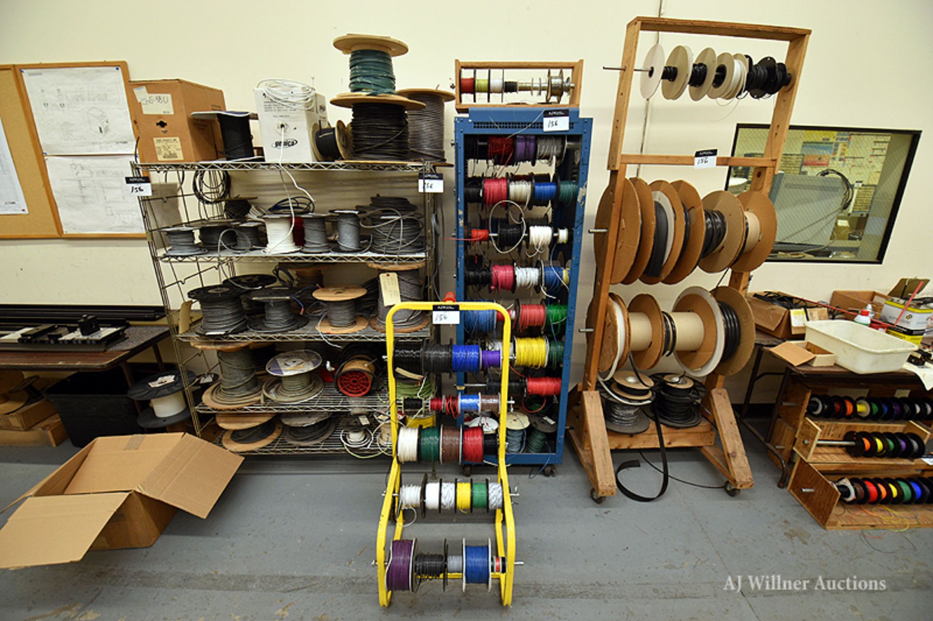 Lot Of Spools Of Wire