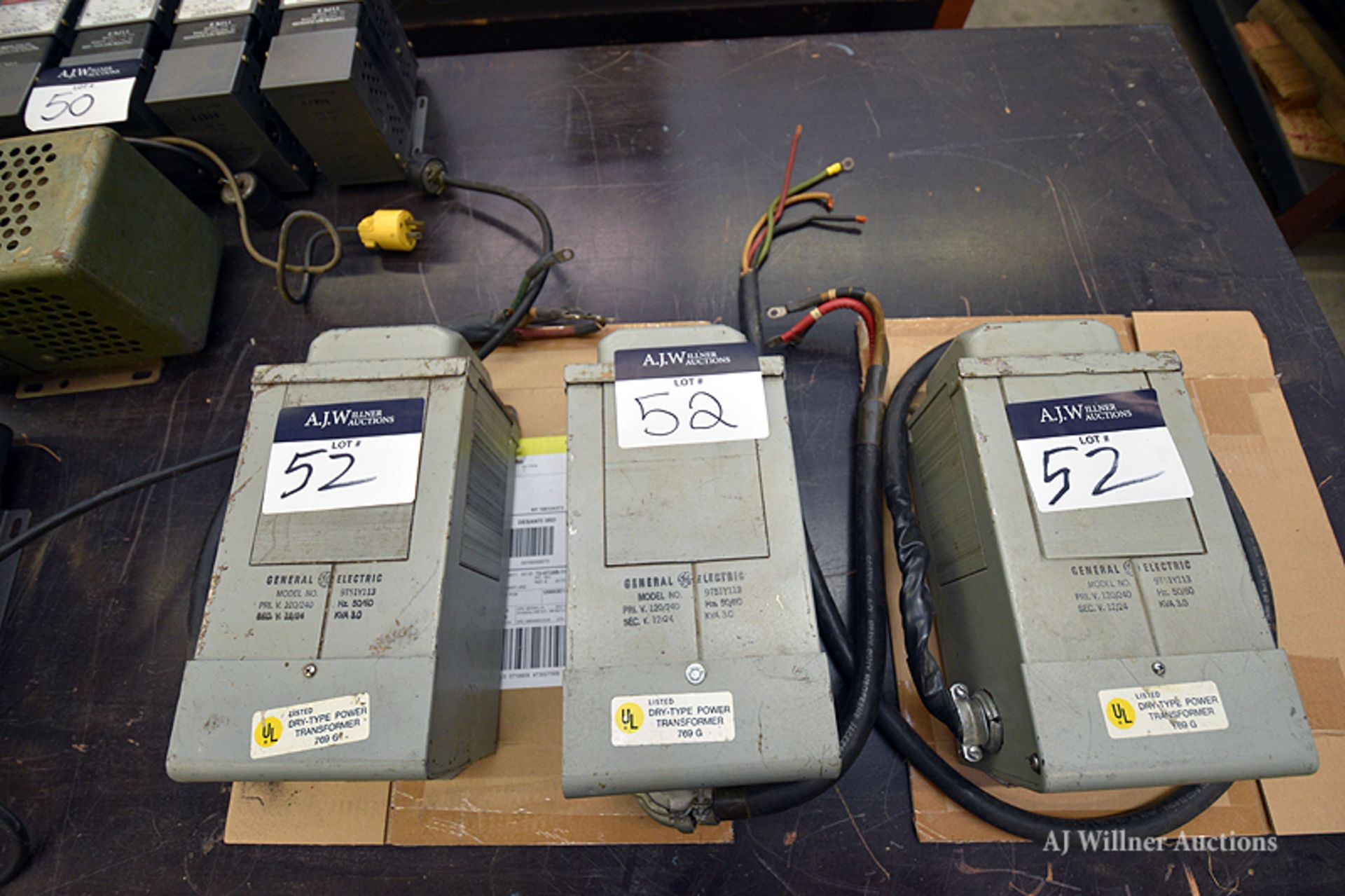 GE Model 9T51Y113 Dry Type Power Transformers