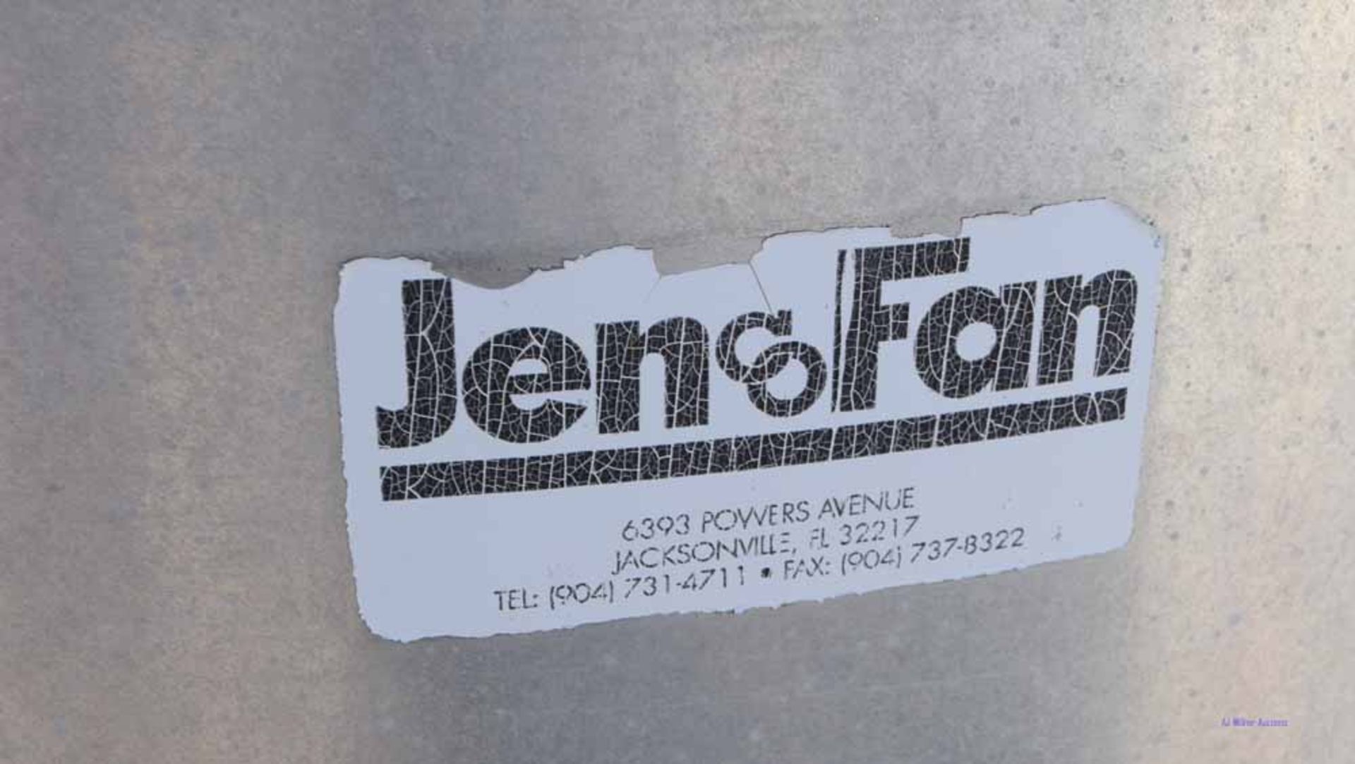 Jenco Roof Top Exhaust fan: Unknown Model number - Image 2 of 3