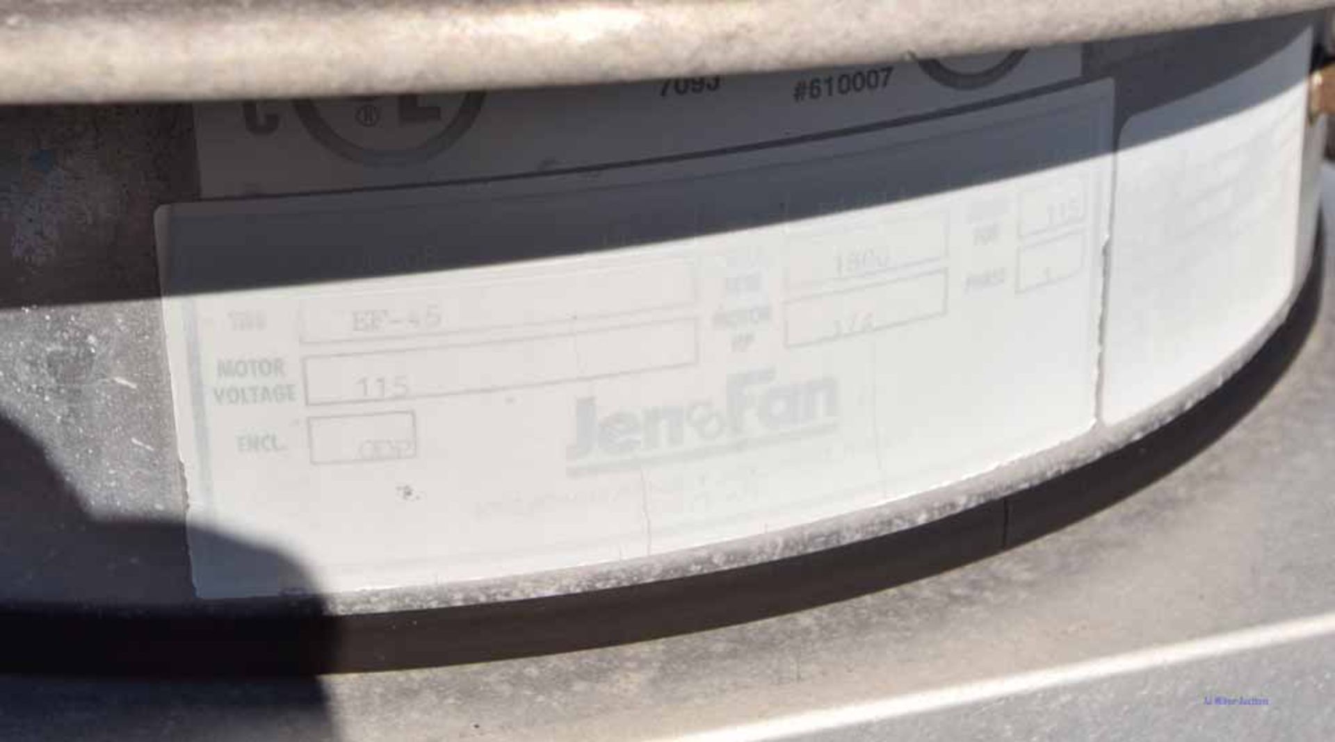 Jenco Roof Top Exhaust fan: Unknown Model number - Image 2 of 2