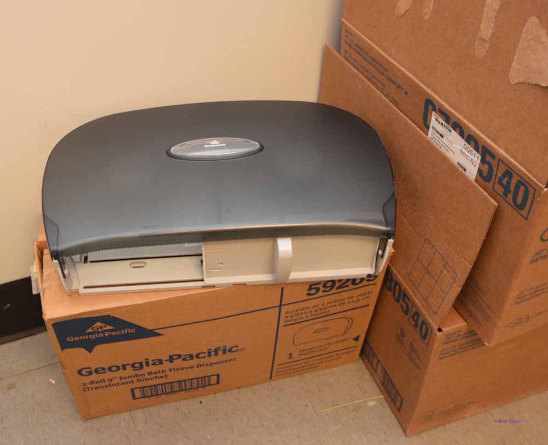 Toilet Paper, Dispensers & Garbage Can (new in box) - Image 2 of 4