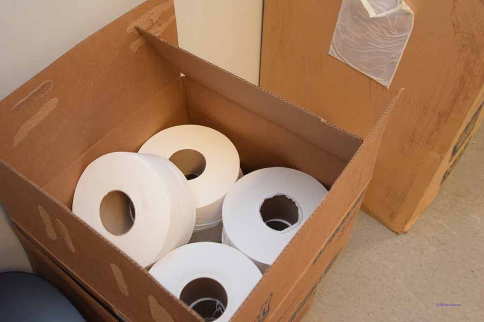 Toilet Paper, Dispensers & Garbage Can (new in box) - Image 3 of 4