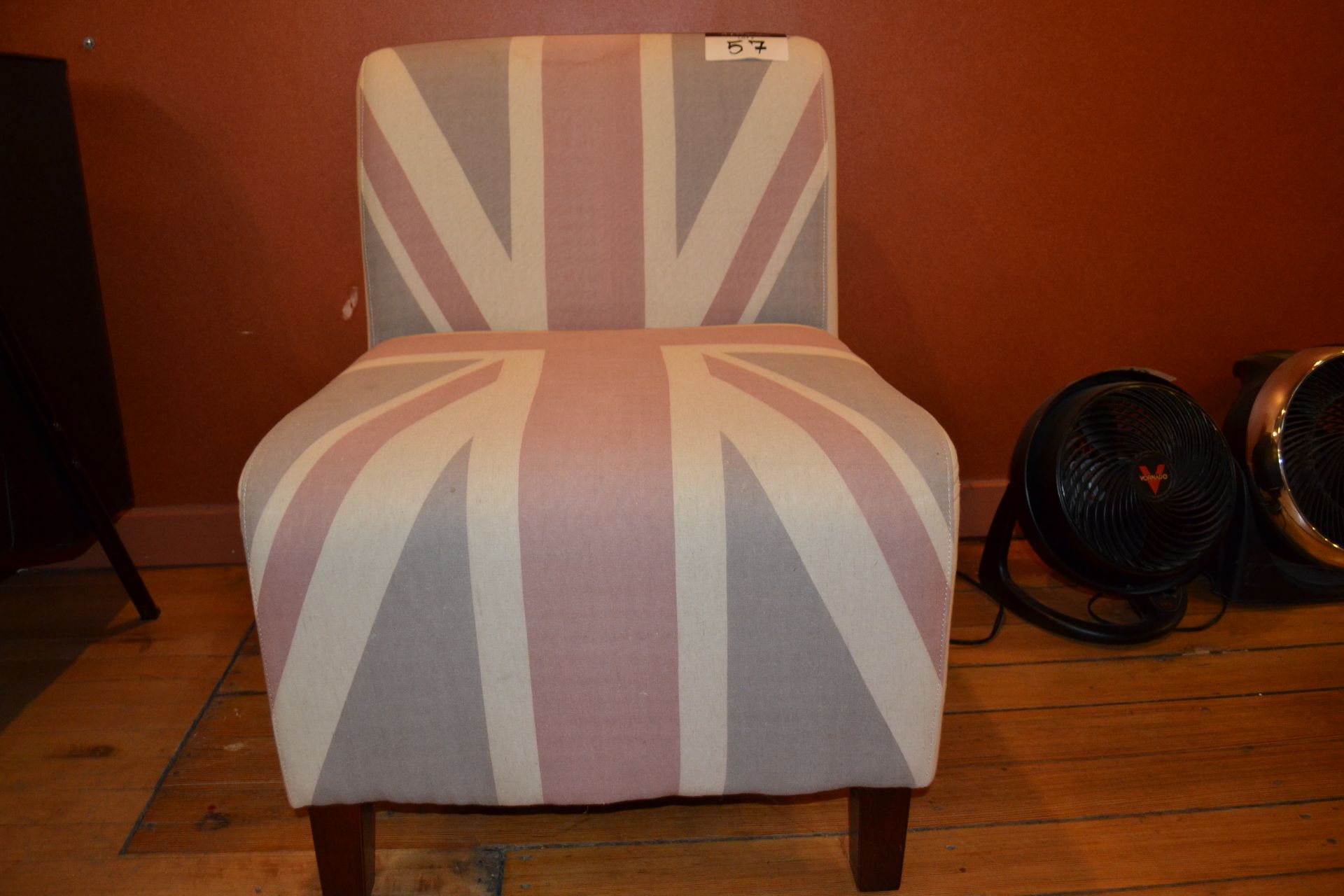 British Flag Upholstered Club Chair - Image 4 of 4