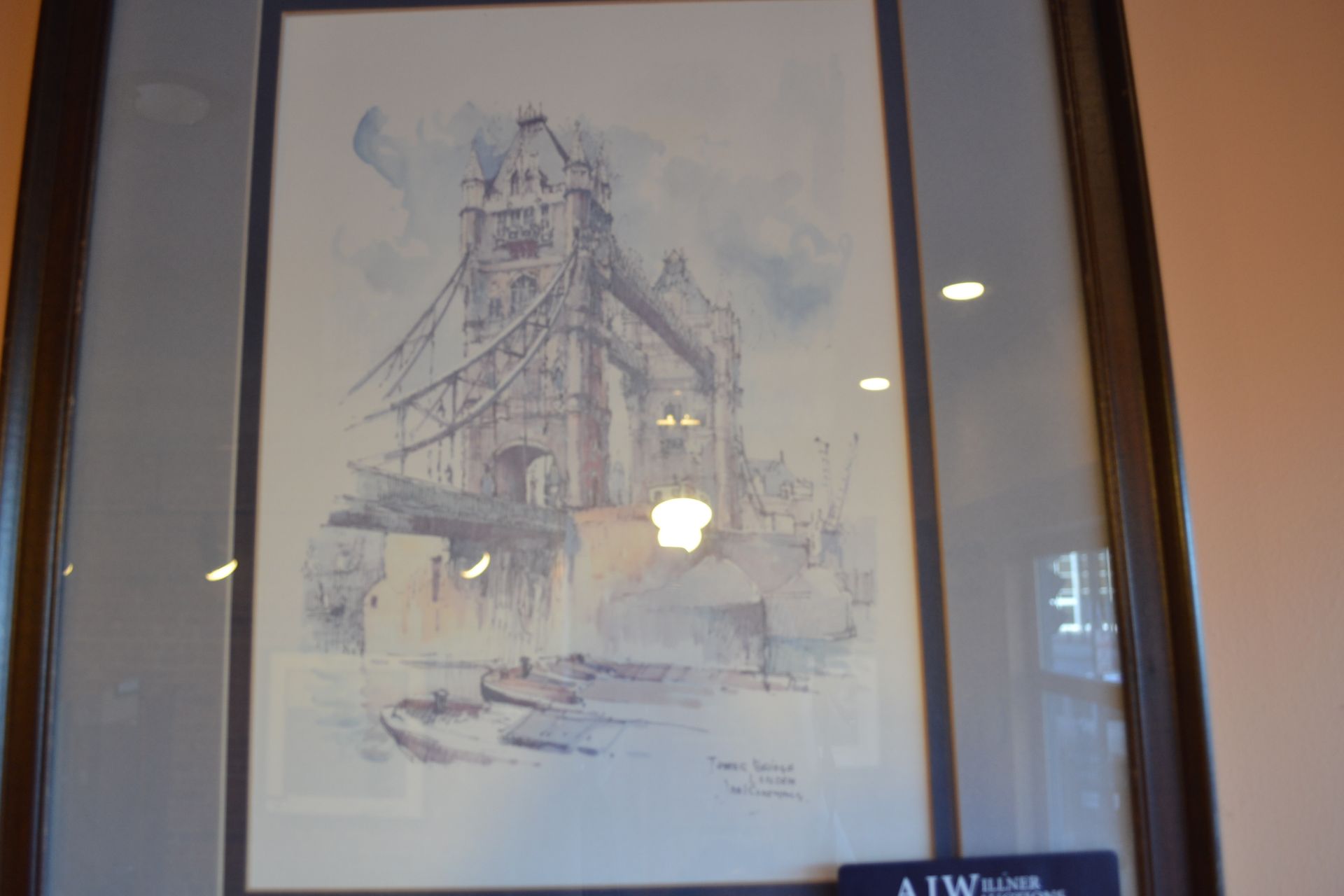 Trans Design Wall Pictures of Tower Bridge & Trafalgar Square, 18"x22" - Image 3 of 4