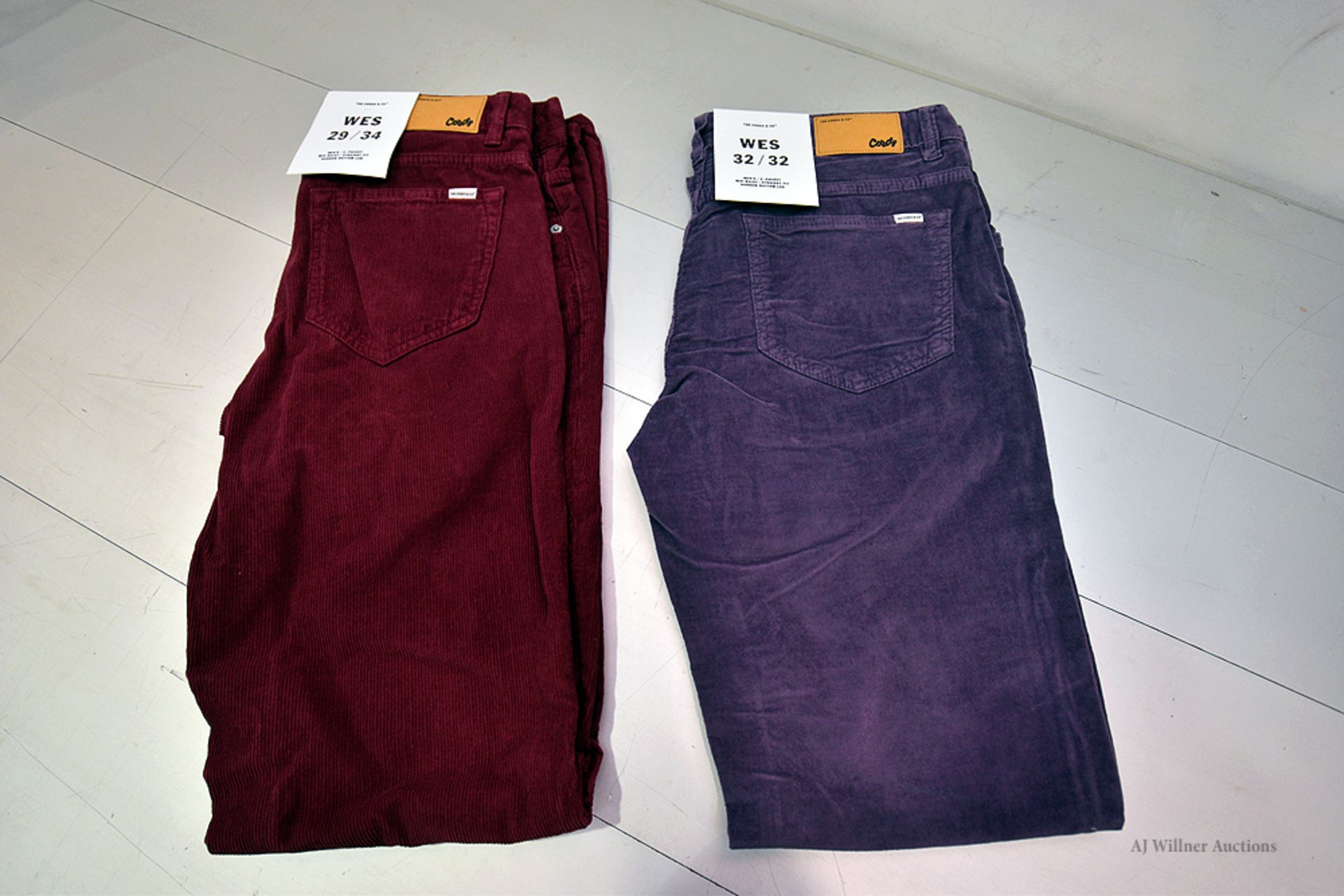 The Cords & Co. "Wes" Men's/High-Waist/ Straight Fit/ Narrow Bottom MSRP $160 - Image 2 of 6