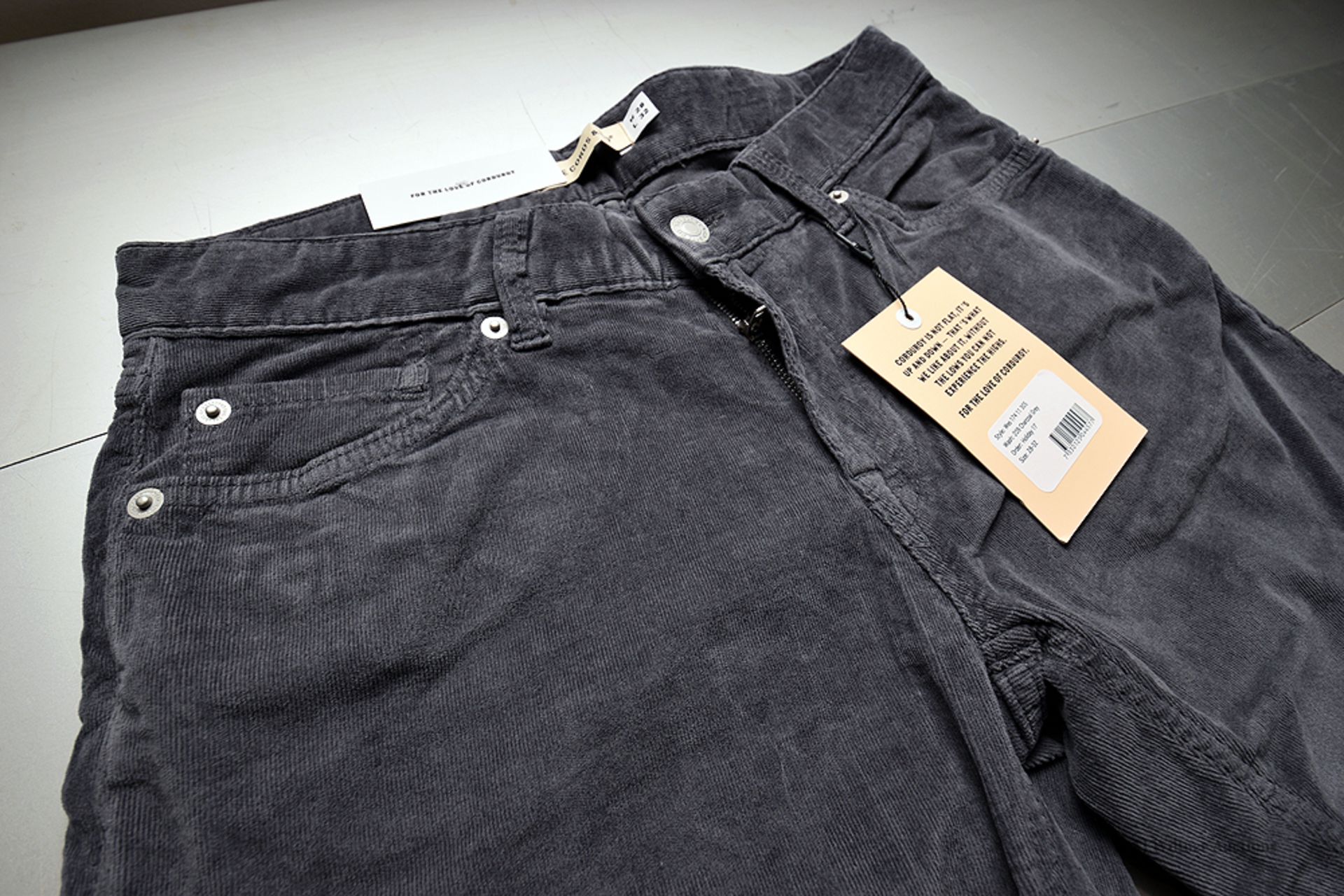 The Cords & Co. "Wes" Men's/High-Waist/ Straight Fit/ Narrow Bottom MSRP $160 - Image 5 of 5