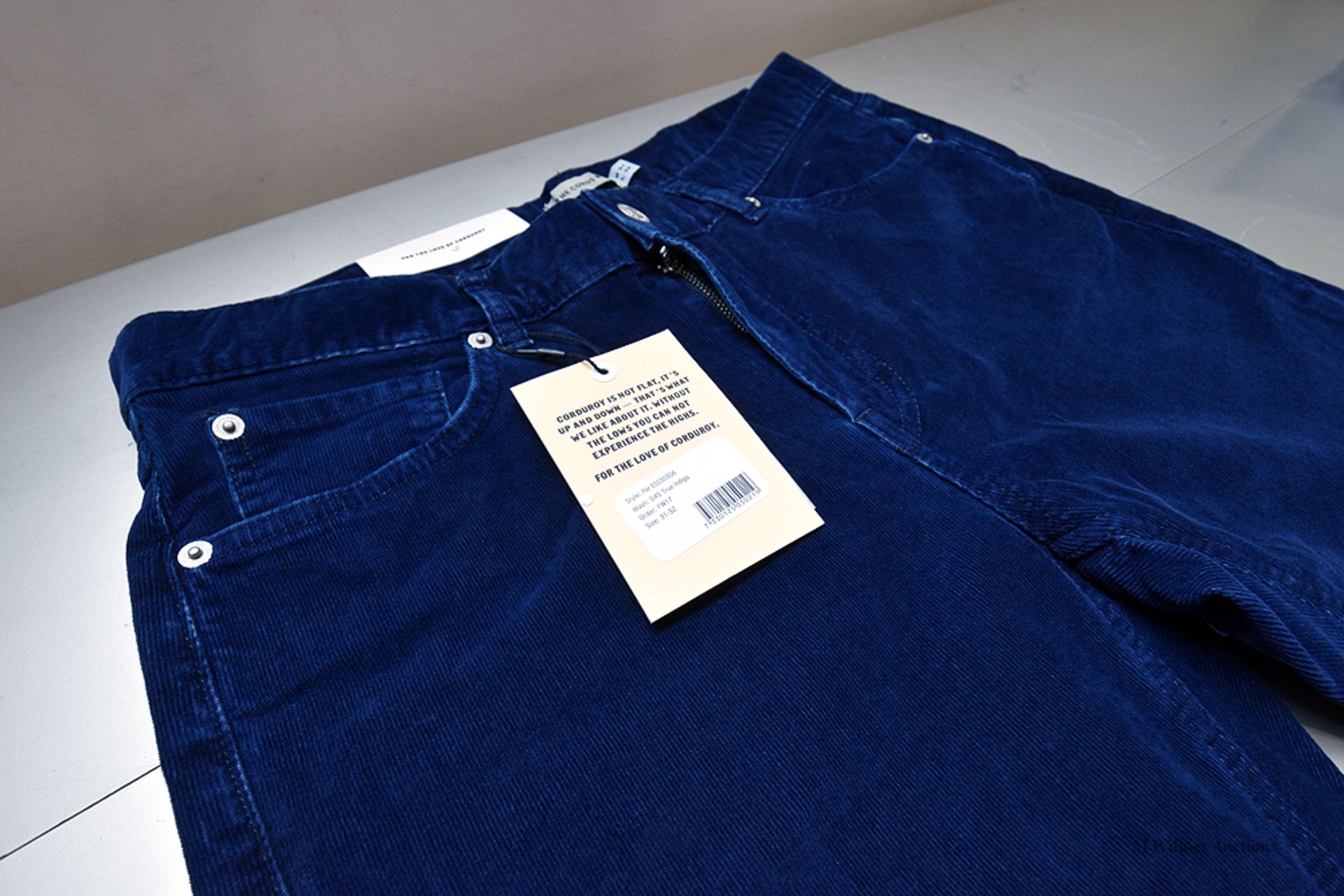 The Cords & Co. "Per" Men's/High-Waist/ Straight Fit/ Narrow Leg MSRP $160 - Image 3 of 3