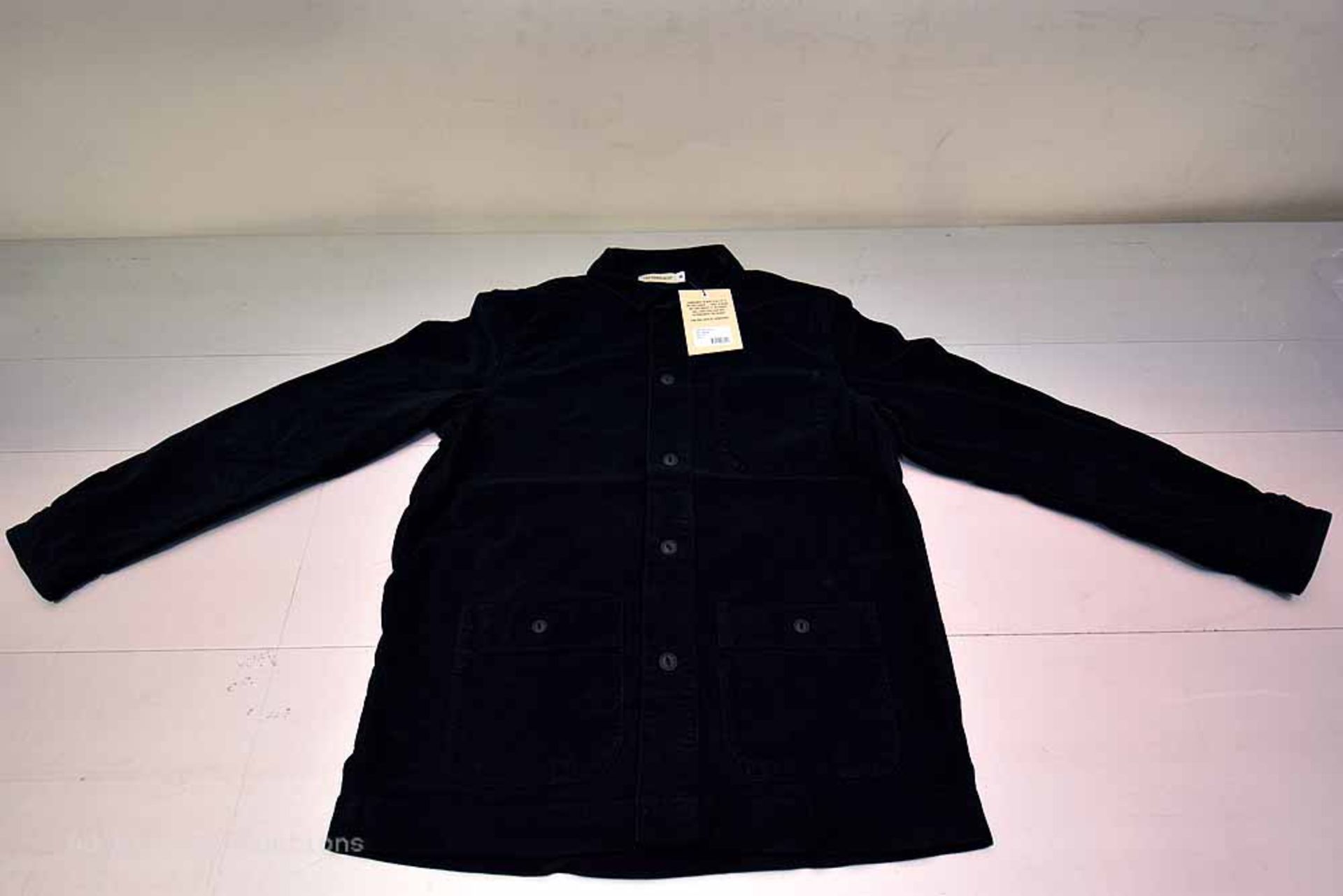 The Cords & Co. "Noah" Style, Mens Collard Long Sleeve Shirt(Black) Small, Medium, Large, X-Large - Image 3 of 5
