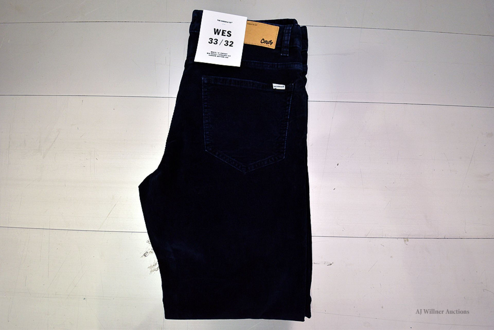 The Cords & Co. "Wes" Men's/High-Waist/ Straight Fit/ Narrow Bottom MSRP $160 - Image 2 of 4