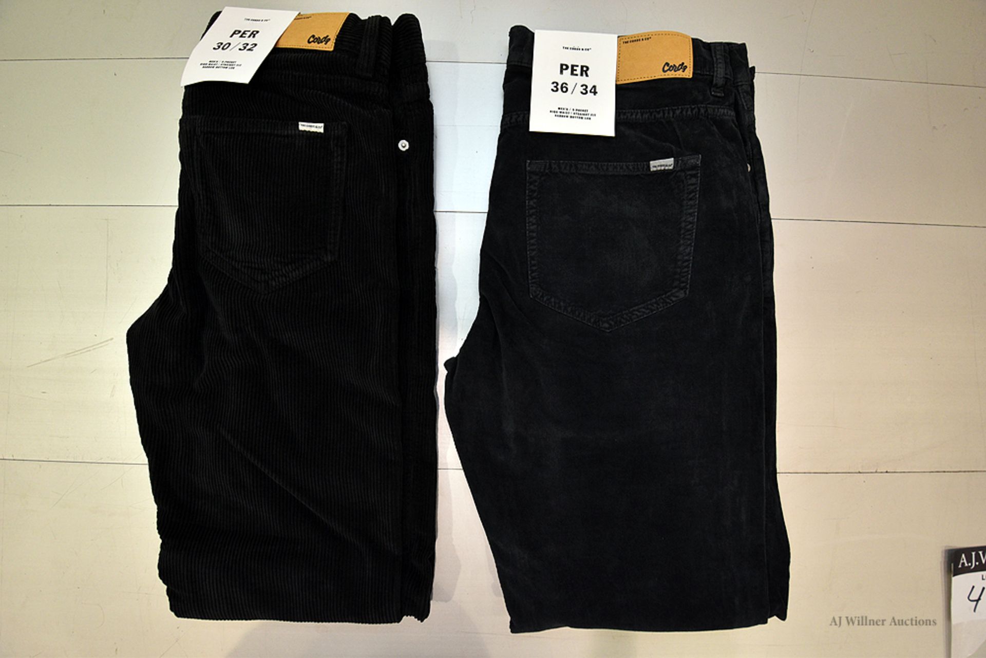 THE CORDS & CO. "PER" MEN'S/HIGH-WAIST/ STRAIGHT FIT/ NARROW LEG MSRP $160