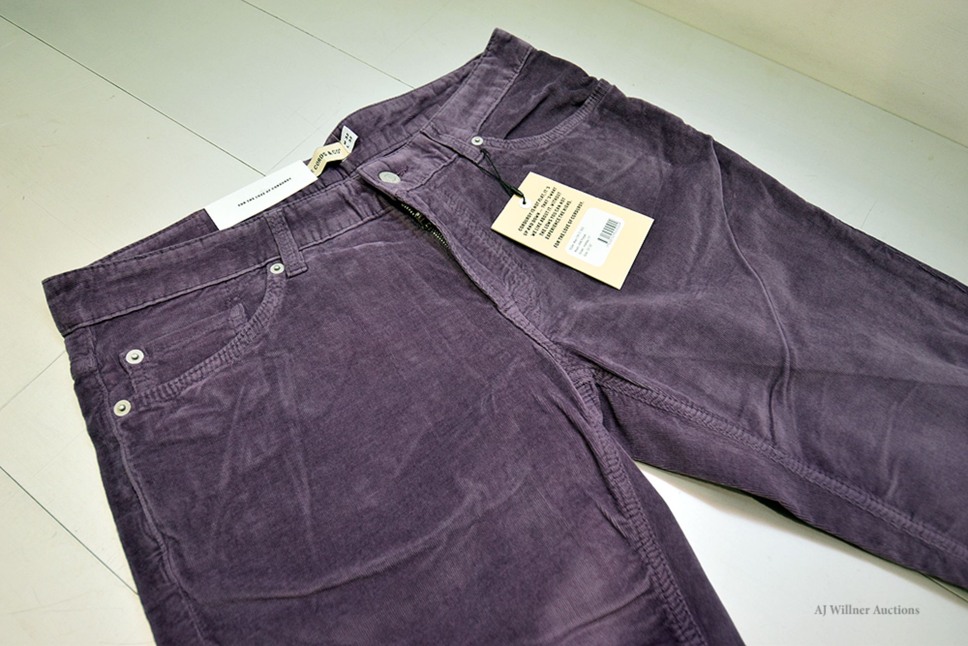 The Cords & Co. "Wes" Men's/High-Waist/ Straight Fit/ Narrow Bottom MSRP $160 - Image 6 of 6