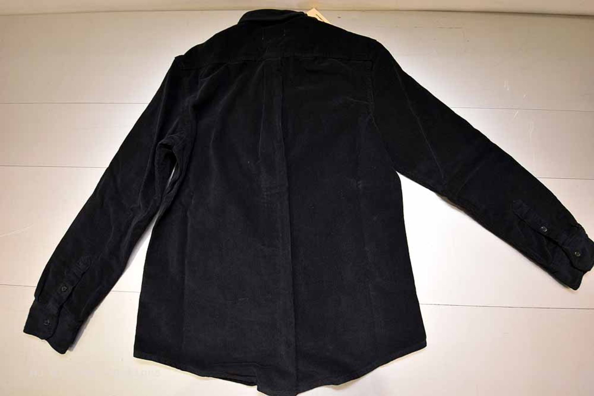 The Cords & Co. "Odd" Style, Uni-Sex Collard Long Sleeve Shirt(Black) Small, Medium, Large, X-Large - Image 4 of 6