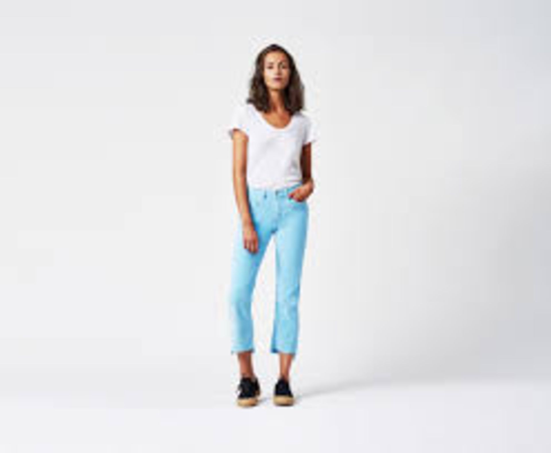 The Cords & Co. "Stella" Womens/Mid Waist/Slim Fit/Cropped Pants MSRP $150