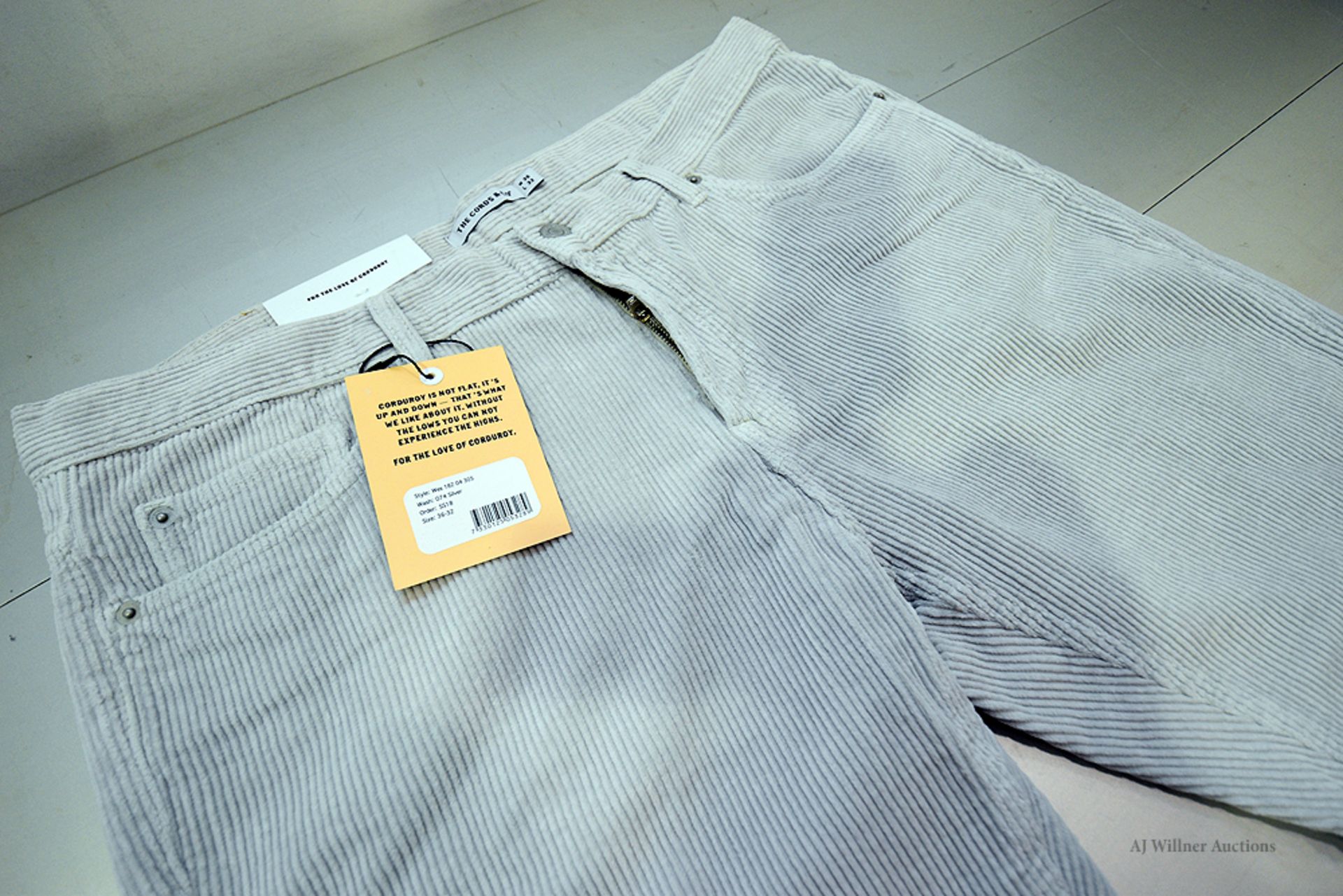 The Cords & Co. "Wes" Men's/High-Waist/ Straight Fit/ Narrow Bottom MSRP $160 - Image 3 of 5