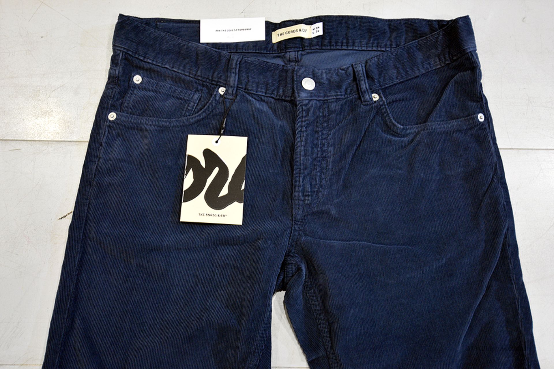 The Cords & Co. "Dag" Mens/Low-Waist/Slim Fit/Narrow Leg Pants MSRP $160 - Image 2 of 5