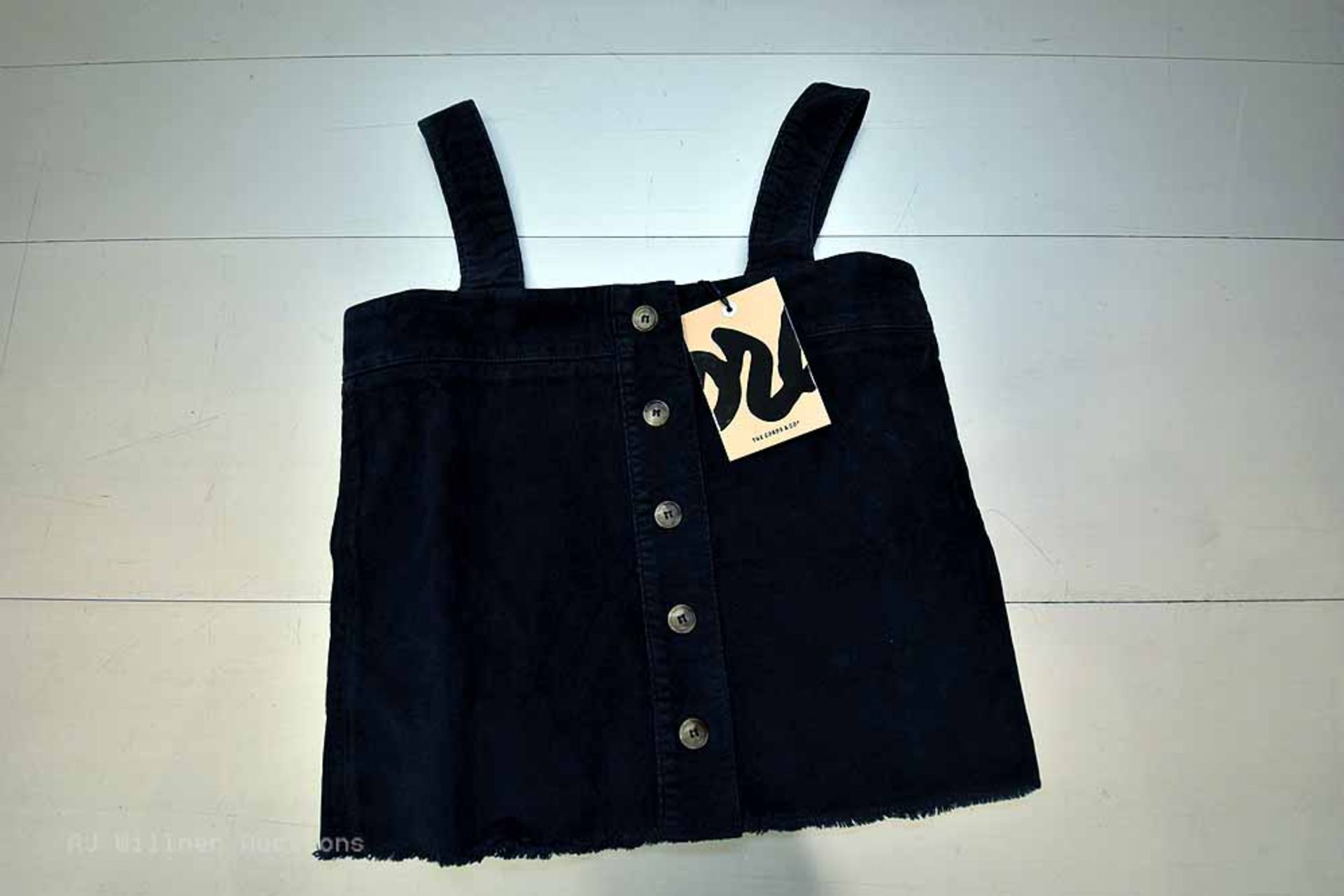 The Cords & Co. "Ellie" Style, Women's Skirt Washed Black,Denim Blue
