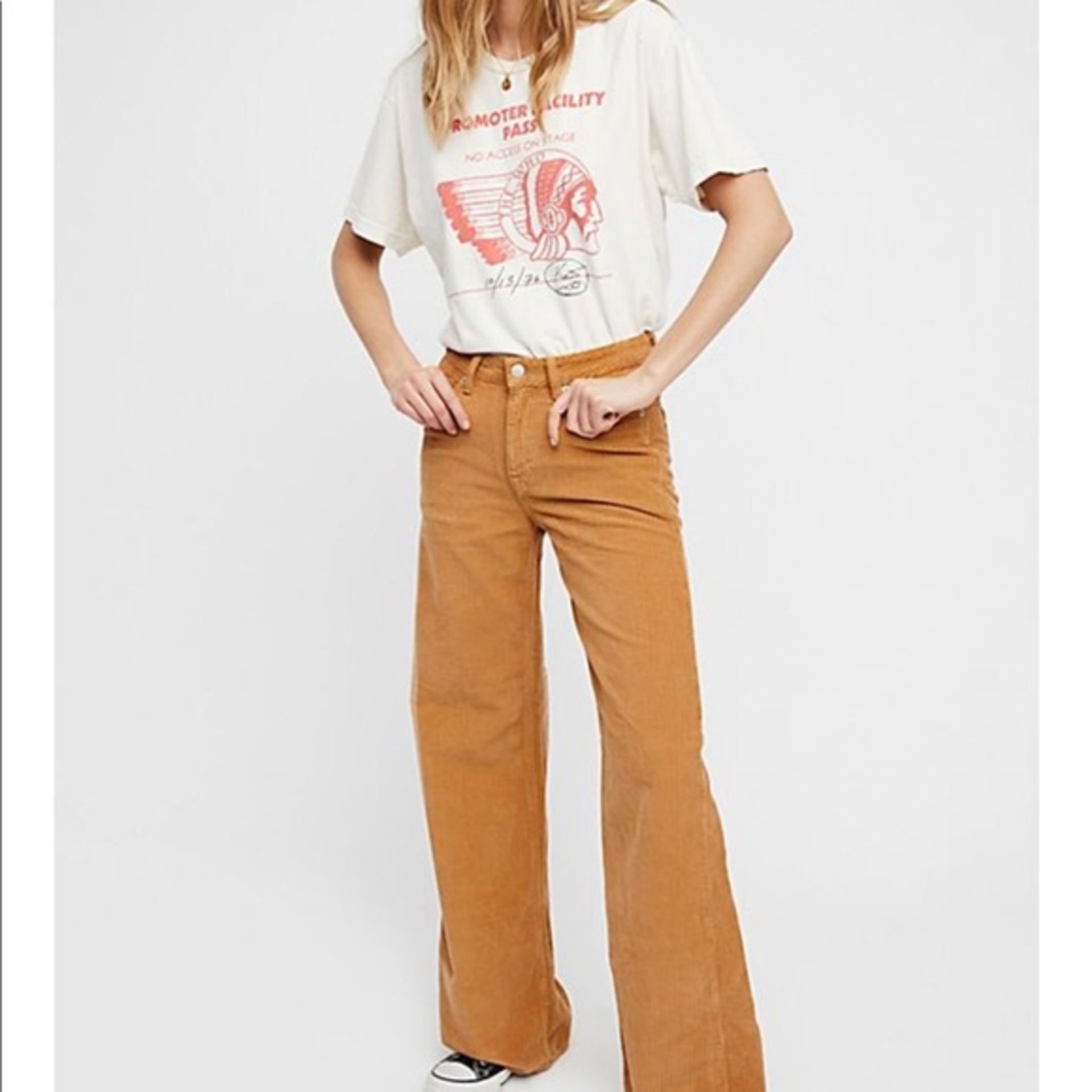 The Cords & Co. "Hip" , Women's/ Mid Waist/ Slim Fit Flare Pants MSRP $160