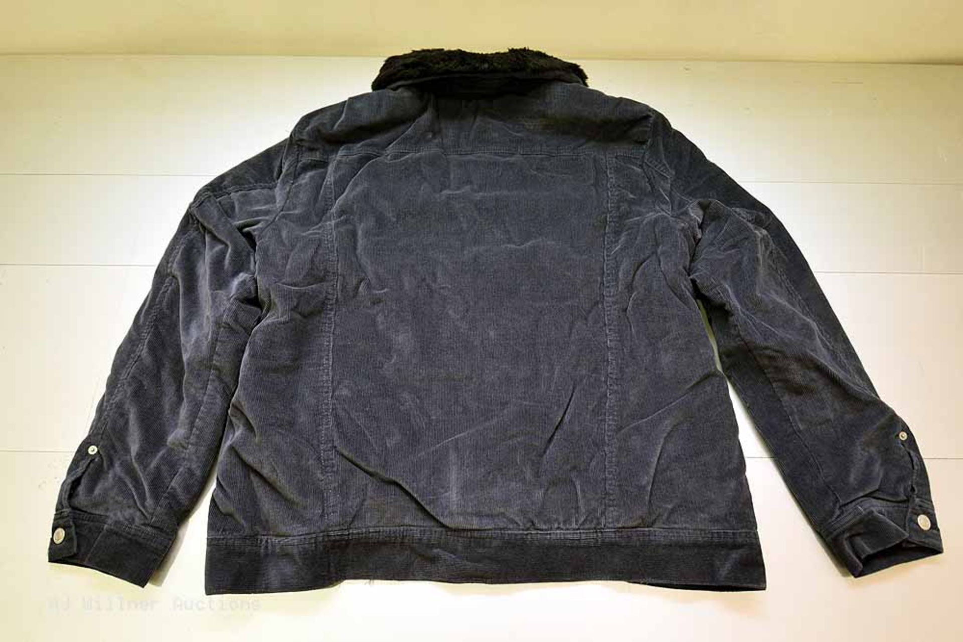 The Cords & Co. "Filip" Style, Men's Faux Fur Lined Jacket(Raw Indigo) Small, Medium, Large, X-Large - Image 2 of 3