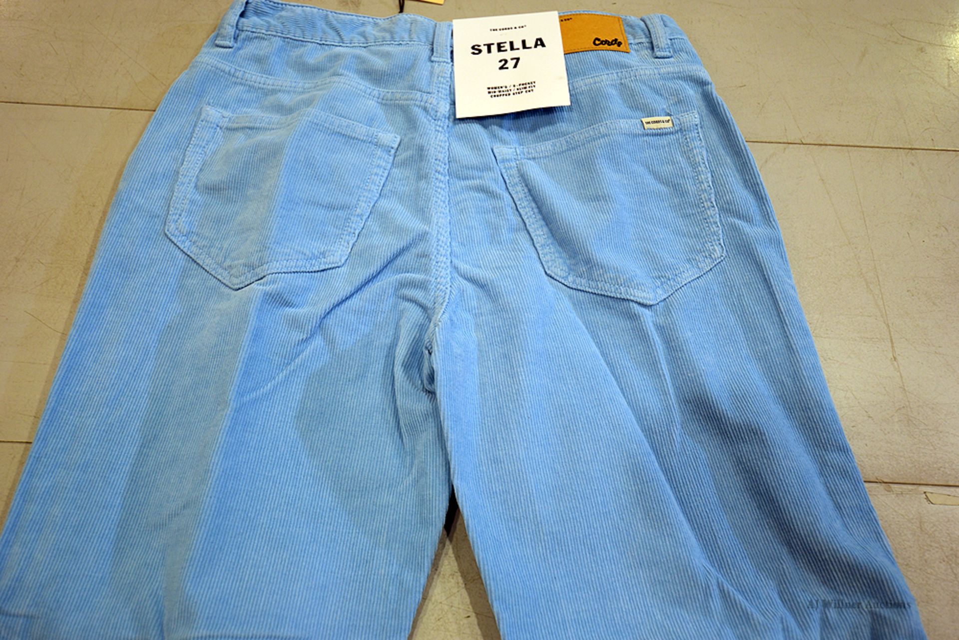 The Cords & Co. "Stella" Womens/Mid Waist/Slim Fit/Cropped Pants MSRP $150 - Image 3 of 5