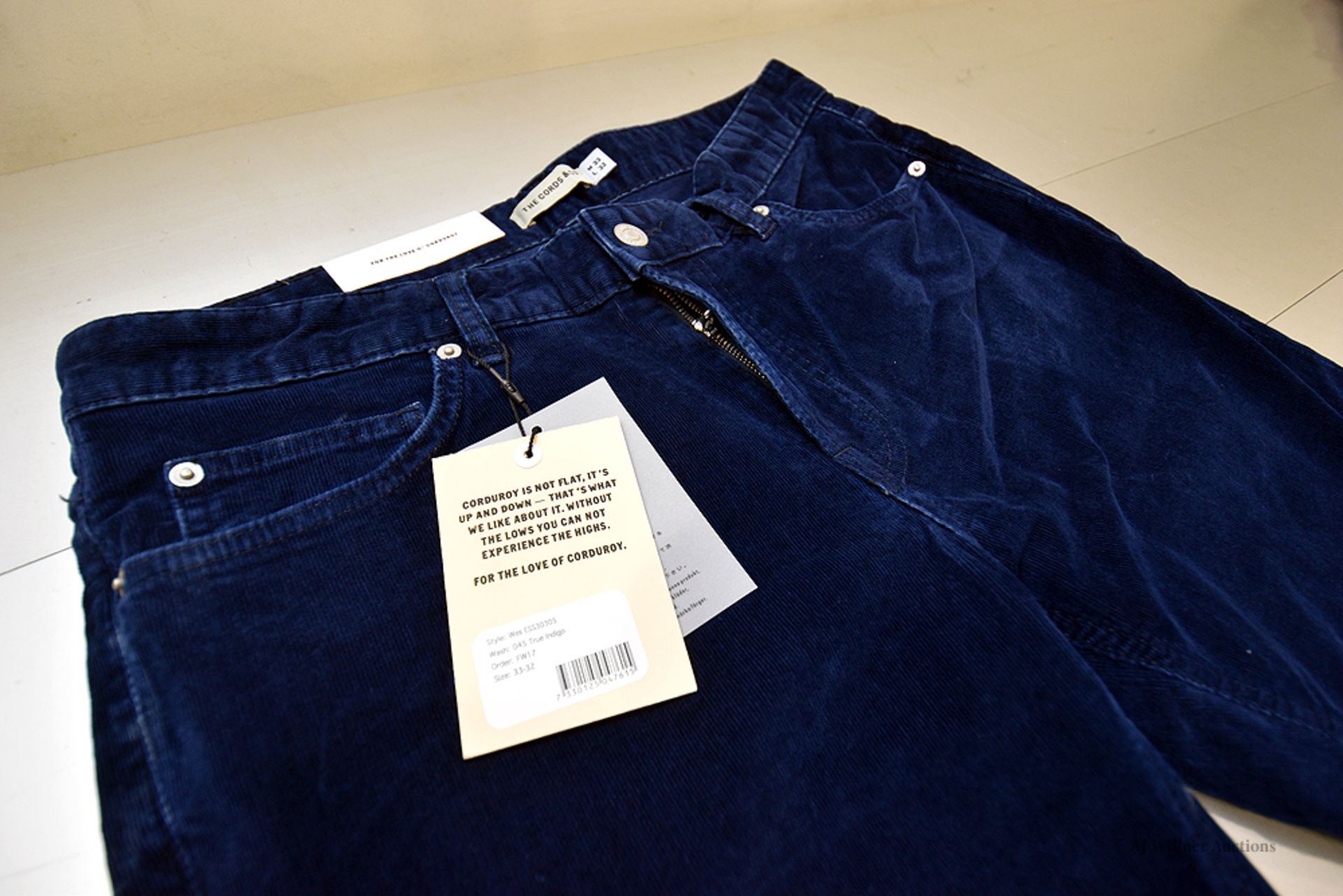 The Cords & Co. "Wes" Men's/High-Waist/ Straight Fit/ Narrow Bottom MSRP $160 - Image 4 of 4