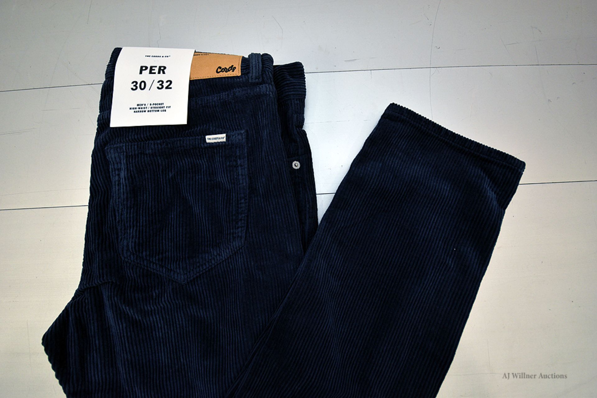 THE CORDS & CO. "PER" MEN'S/HIGH-WAIST/ STRAIGHT FIT/ NARROW LEG MSRP $160 - Image 3 of 4